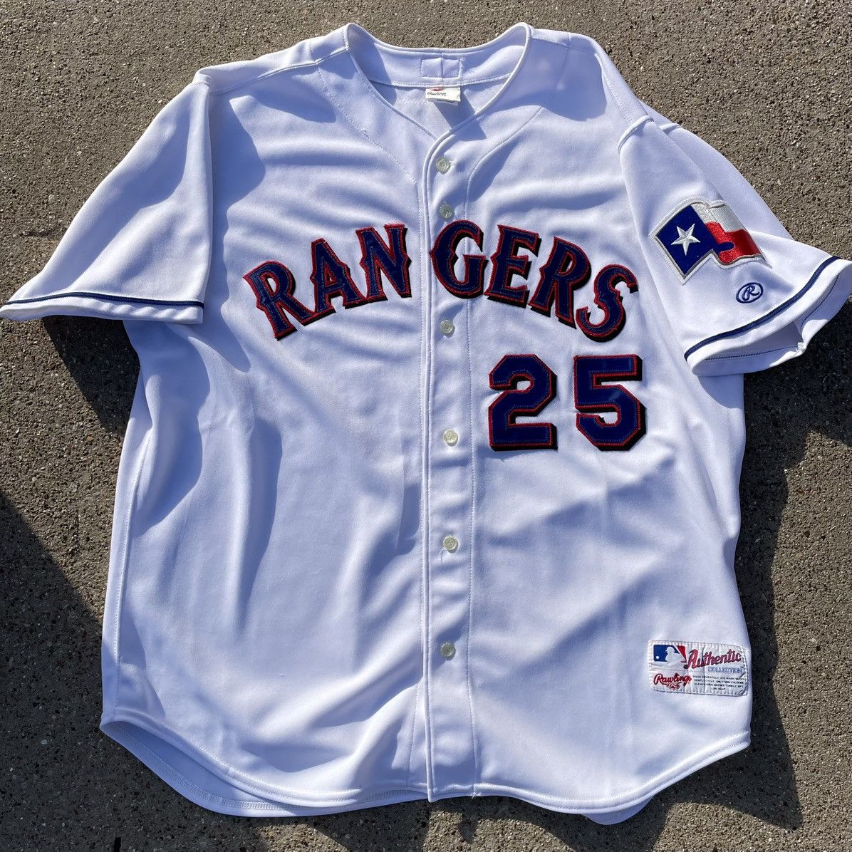 MLB Vintage Texas Rangers Rafael Palmeiro Rawlings Jersey 52 Size US XXL / EU 58 / 5 - 1 Thumbnail
