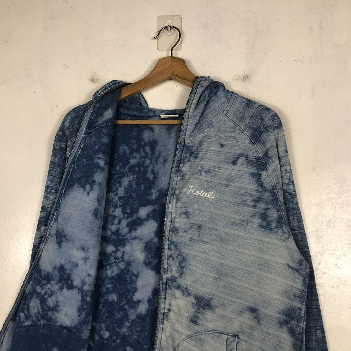 Japanese Brand 📌ACID WASH BIKER ZIPPER JACKET ROIAL CALIFORNIA Size US M / EU 48-50 / 2 - 14 Thumbnail