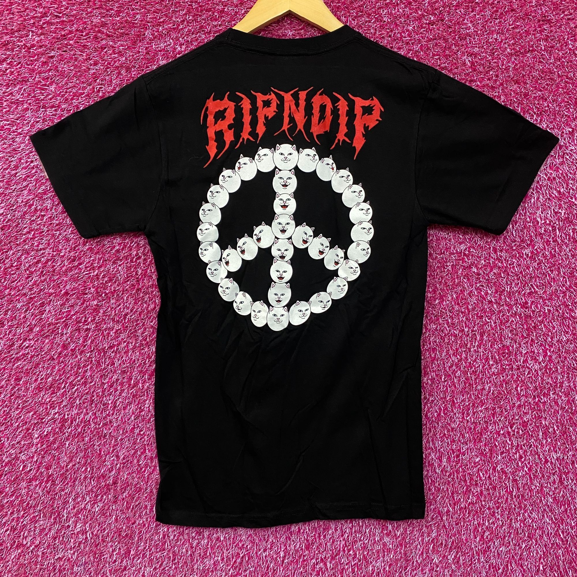 RIPNDIP RIPNDIP Expression Peace Sign Lord Nermal T-Shirts Small Size US S / EU 44-46 / 1 - 3 Thumbnail