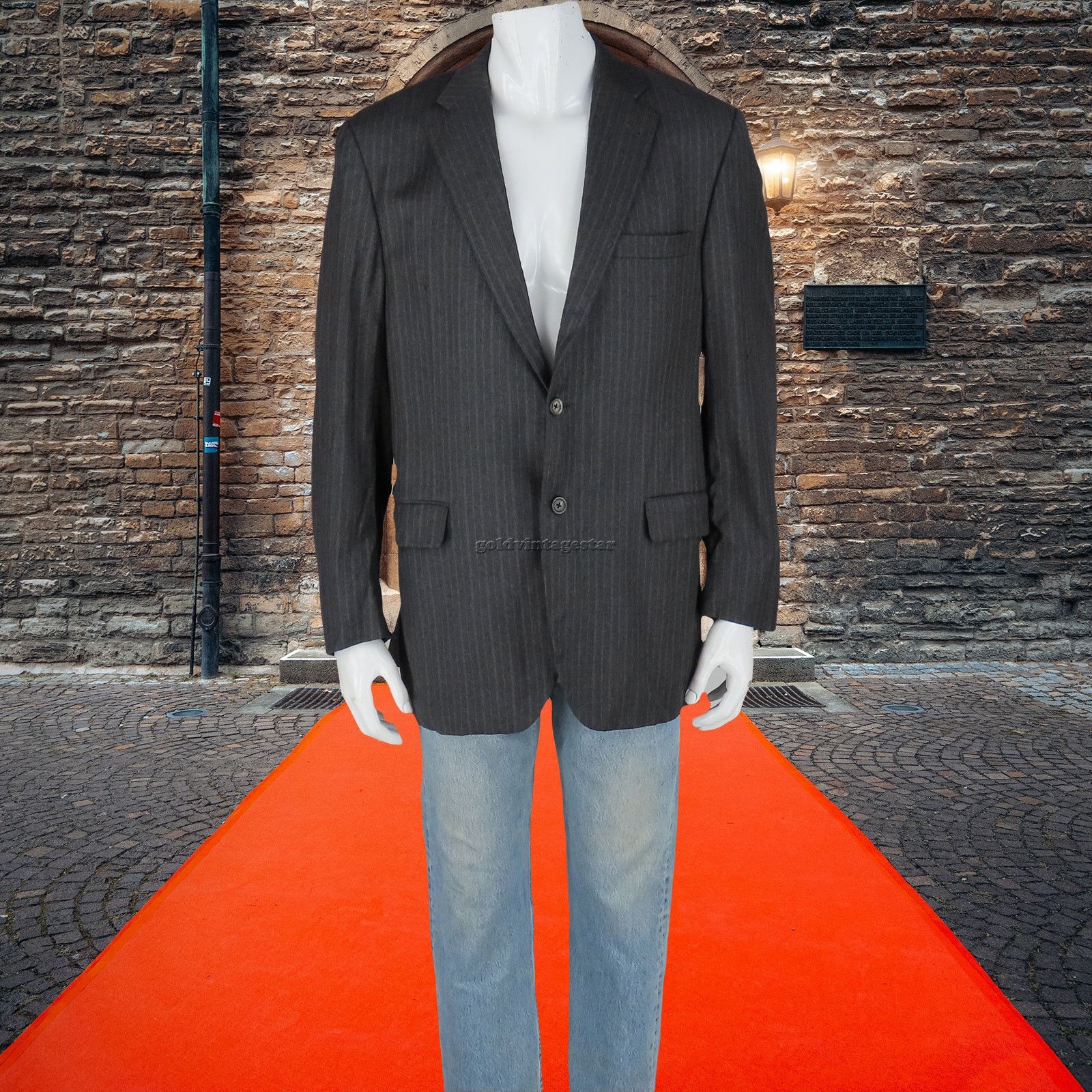 Other Burberry London Wool Striped Sport Coat Blazer 42R Size US L / EU 52-54 / 3 - 15 Thumbnail