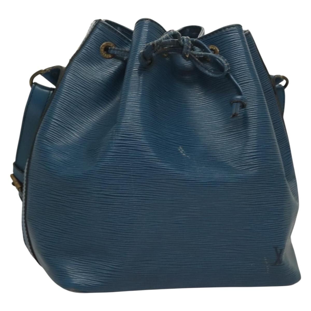 Louis Vuitton LOUIS VUITTON Epi Petit Noe Shoulder Bag Blue M44105 Size ONE SIZE - 1 Thumbnail