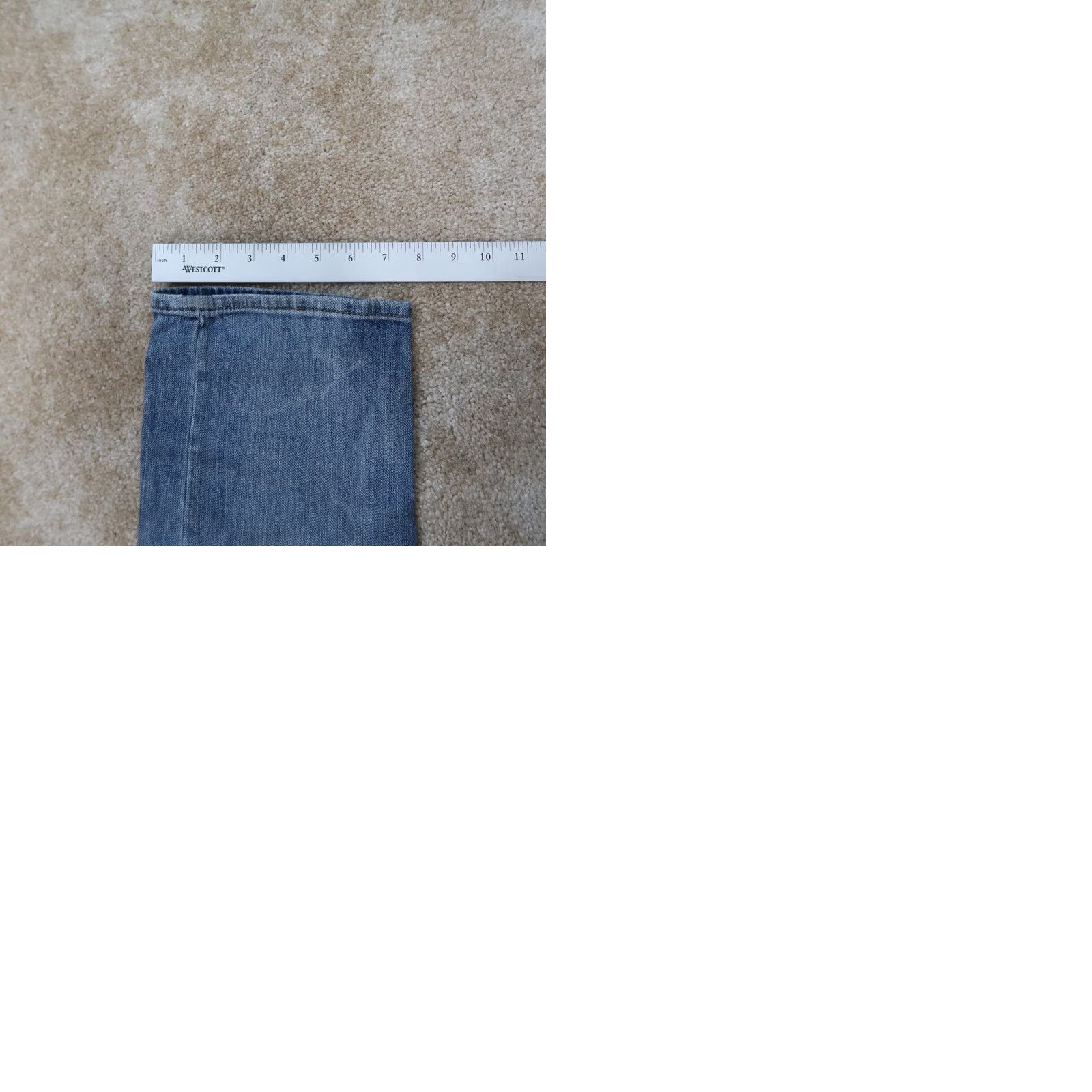 Lee Lee Premium Select Jeans 31x32 Blue Denim Straight Mens 5-Pocket Stretch Raw Distressed N/A Size US 31 - 9 Thumbnail