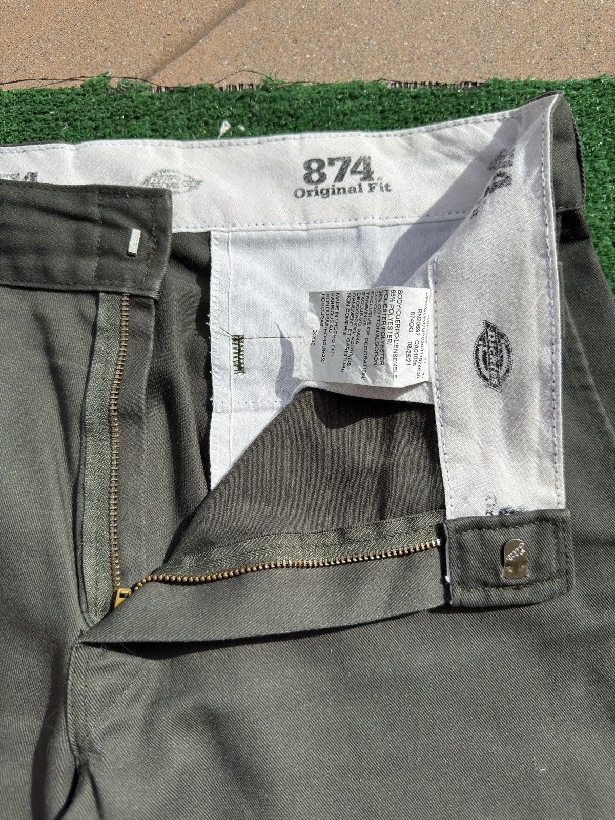 Dickies Green Dickies 874 Original Fit Size US 34 / EU 50 - 2 Thumbnail