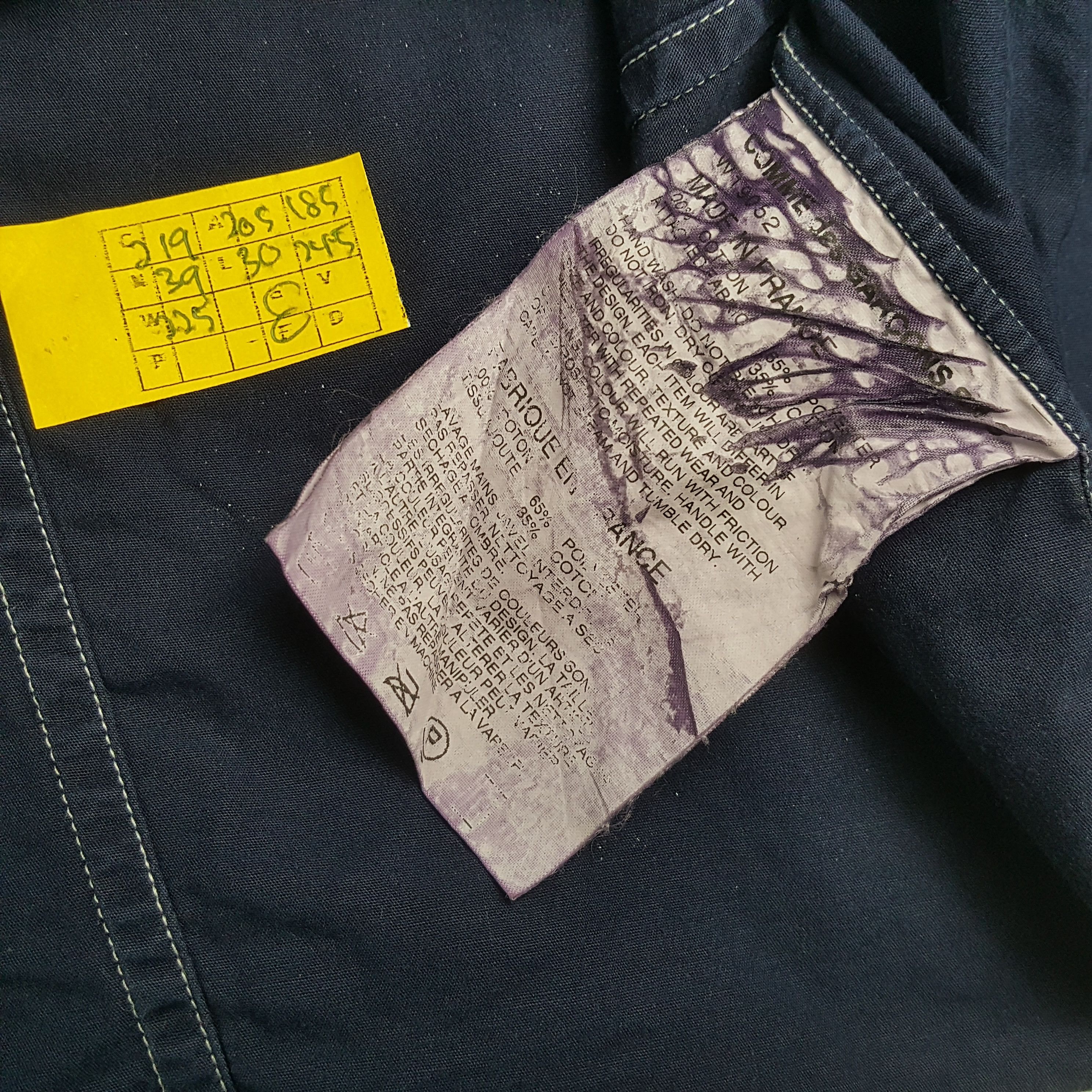 Comme des Garcons SHIRT × Japanese Brand × Vintage Vintage COMME des GARÇONS Japanese Fashion Brand Shirts Size US S / EU 44-46 / 1 - 6 Thumbnail