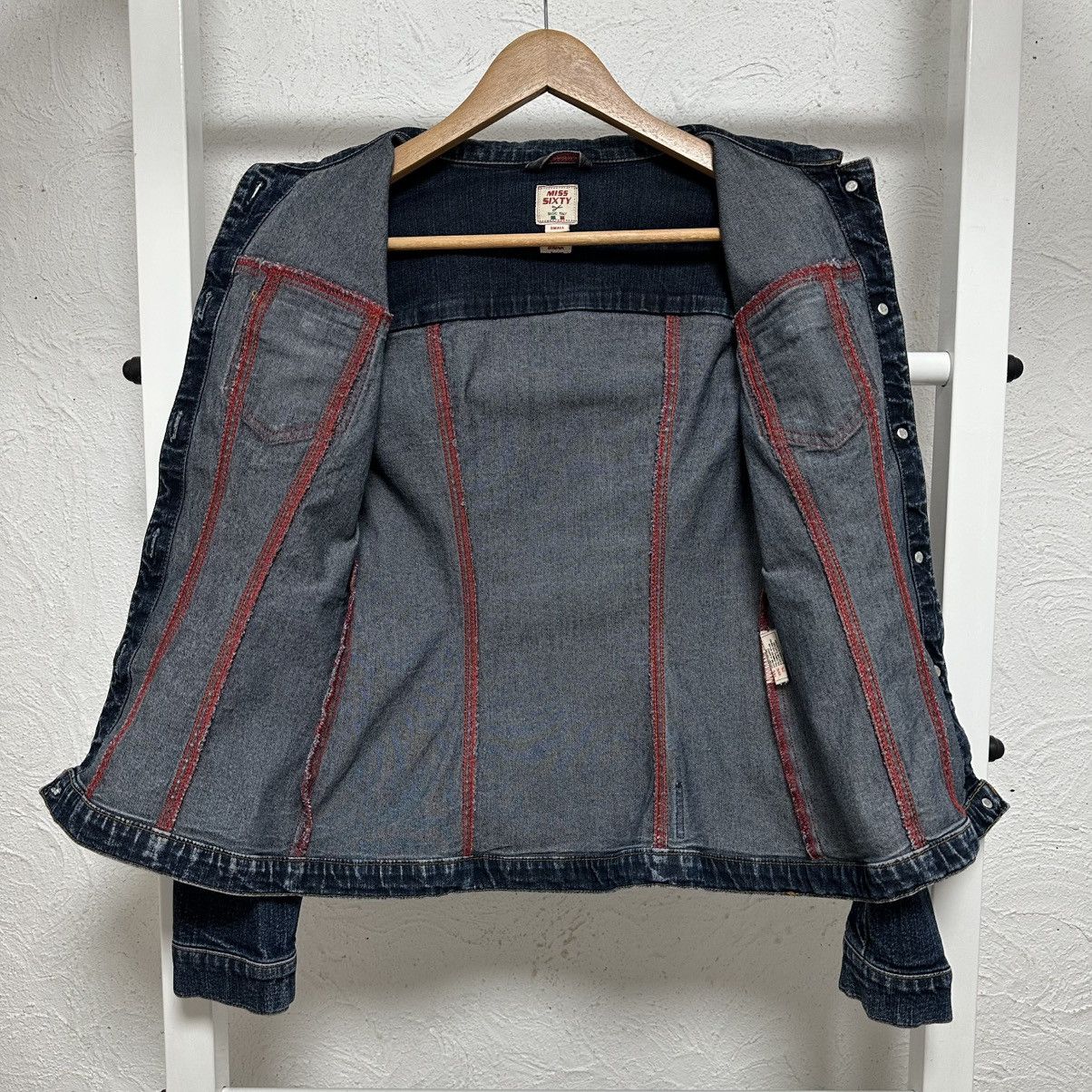 Miss Sixty Miss Sixty Women’s Denim Jacket Blue Size S Made in Italy Size S / US 4 / IT 40 - 12 Thumbnail