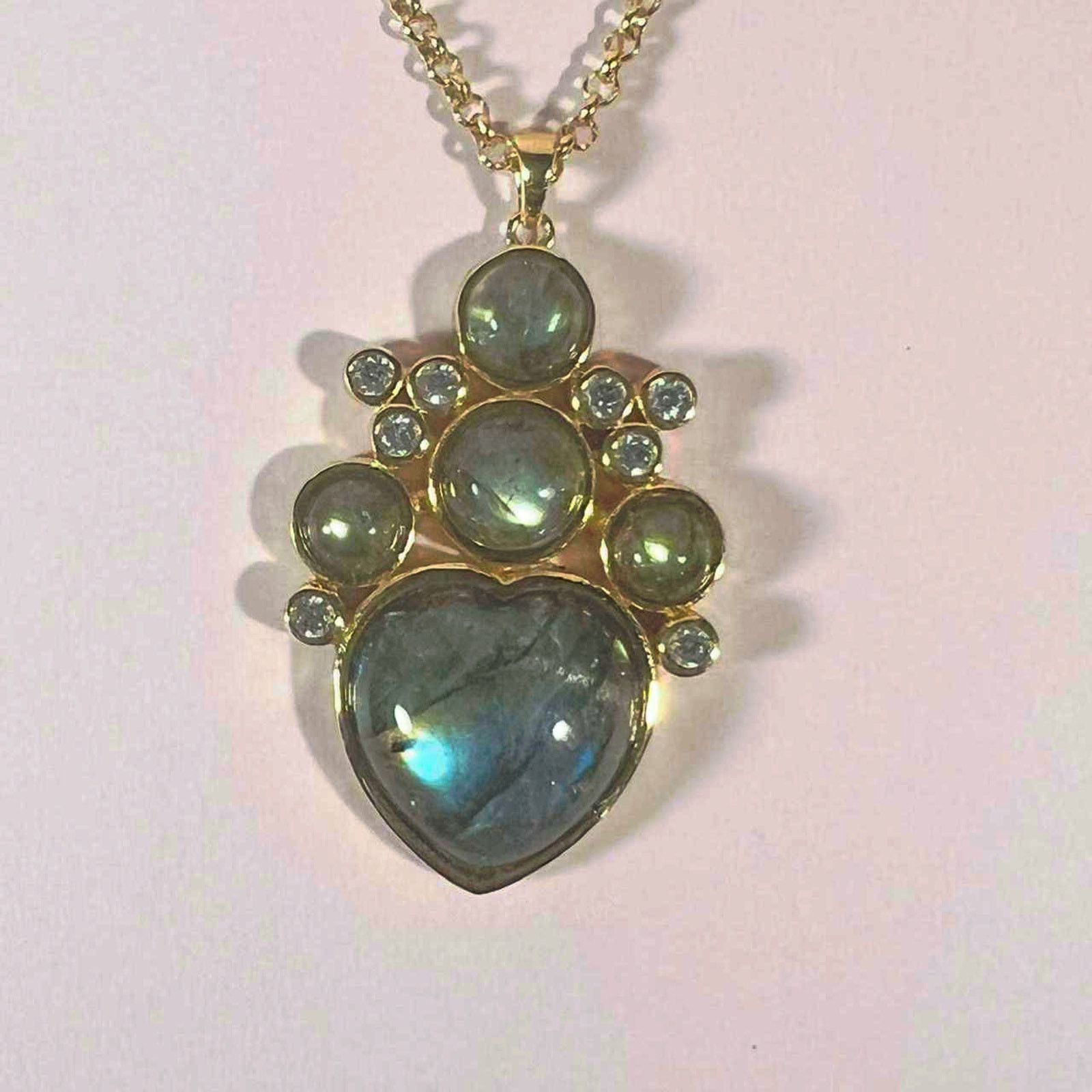 Jewelry Hespera gold labradorite necklace Size ONE SIZE - 3 Thumbnail