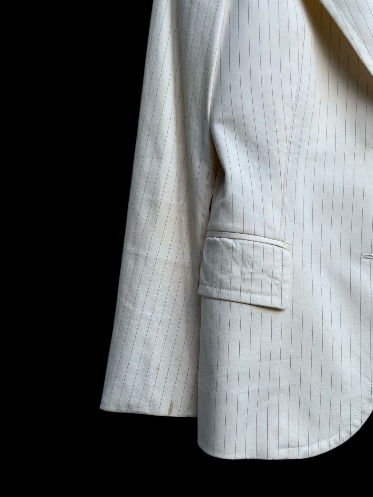 Gucci 2005 Gucci Tom Ford Pinstripe Jacket Size XS / US 0-2 / IT 36-38 - 10 Thumbnail