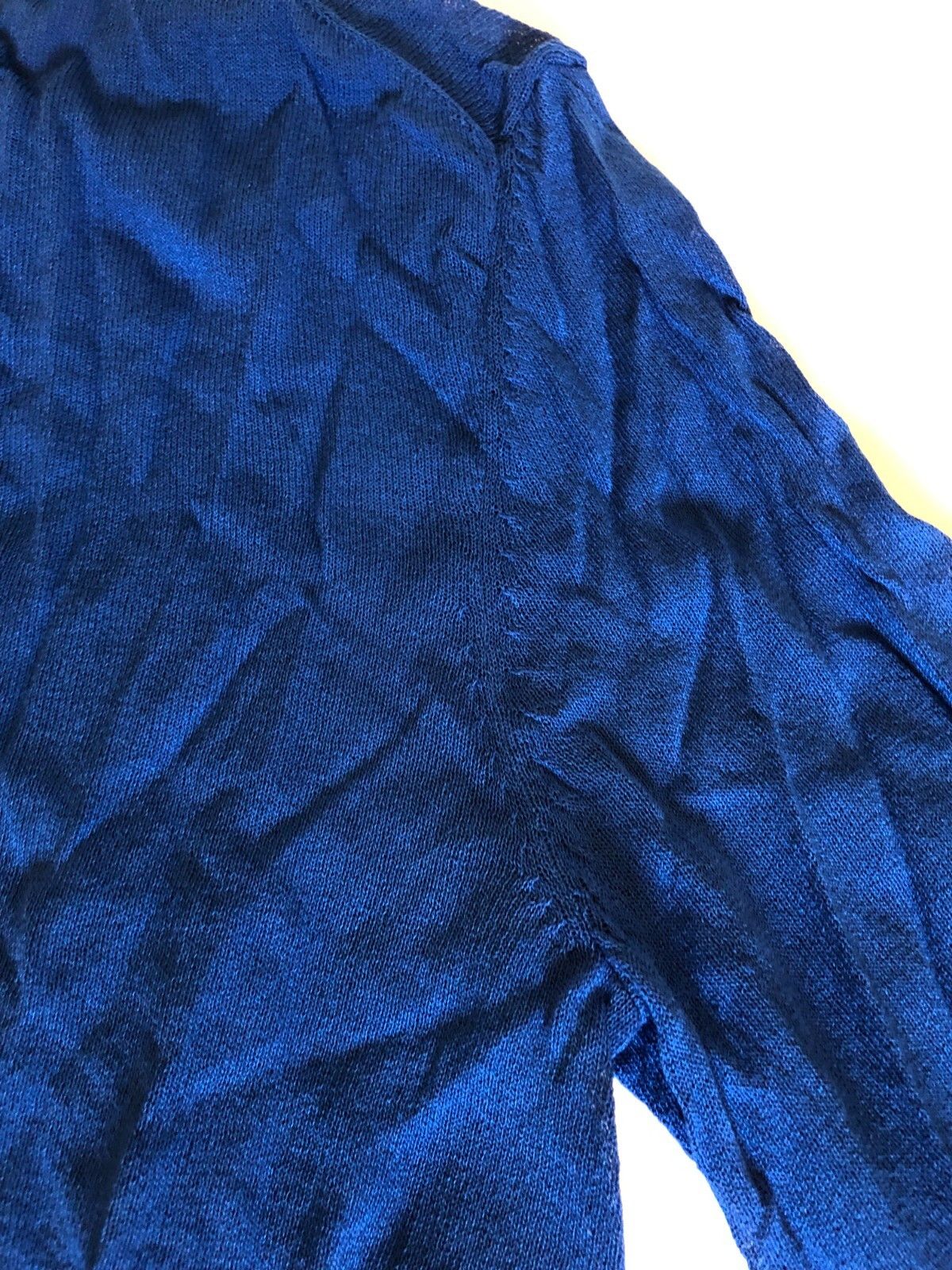 Armani Exchange Armani Exchange A/X Electric Blue S Hemp Shirt Top Size US S / EU 44-46 / 1 - 3 Thumbnail