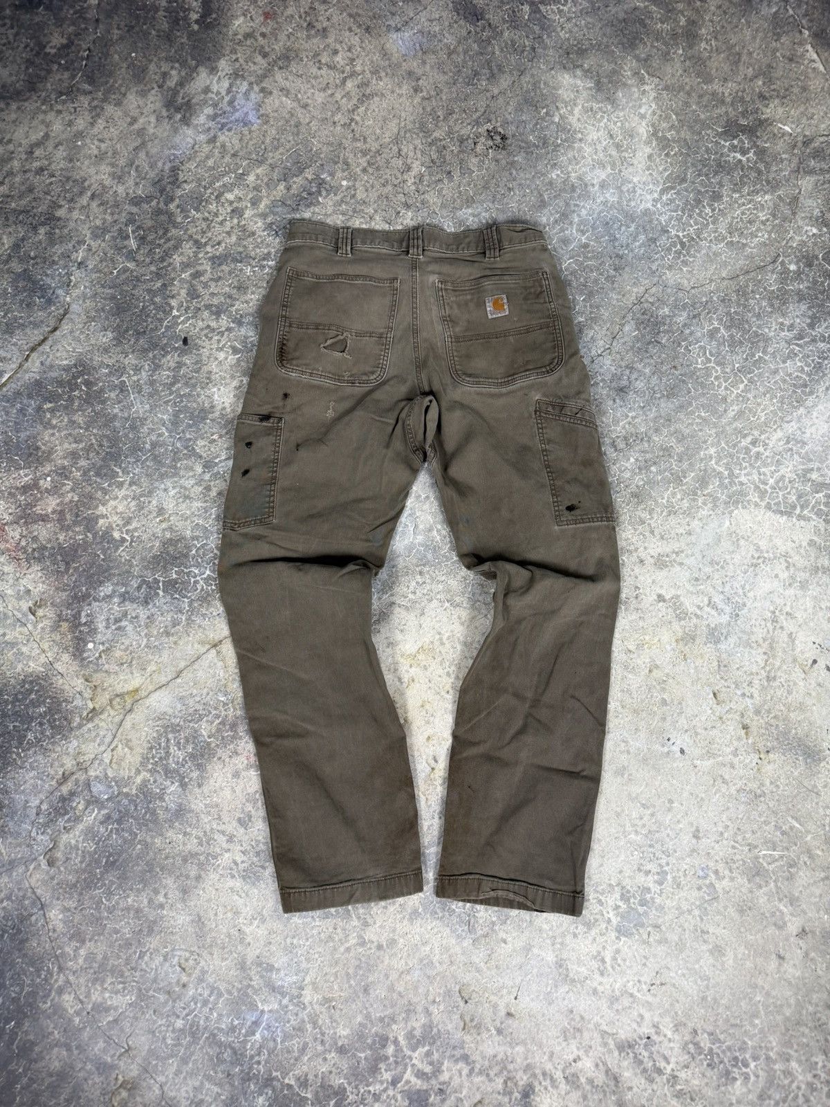 Carhartt × Vintage Vintage Thrashed Painter Carhartt Pants Size US 34 / EU 50 - 5 Thumbnail