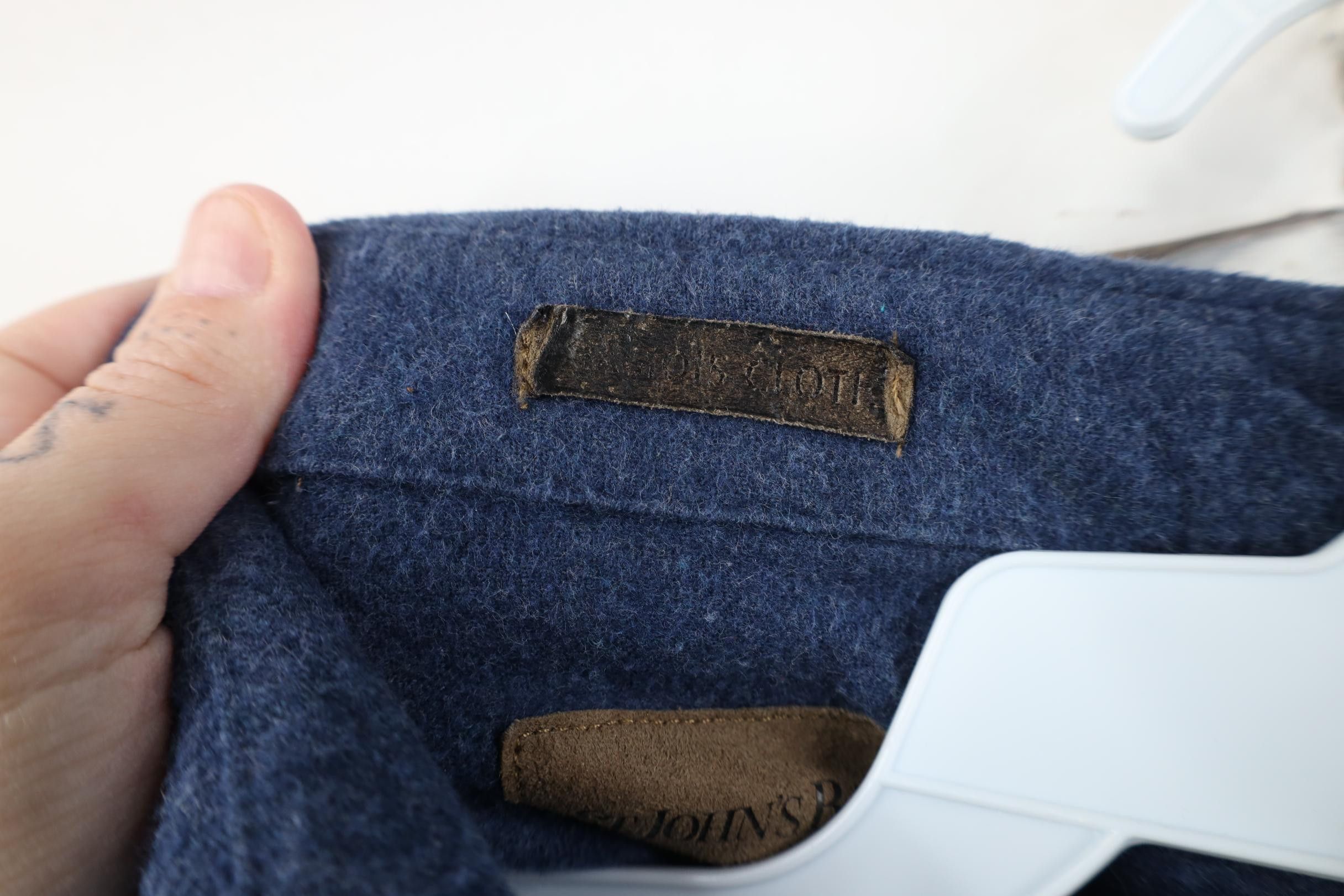 Vintage Vintage 90s Streetwear Cloth Collared Button Shirt Blue Size US M / EU 48-50 / 2 - 11 Thumbnail