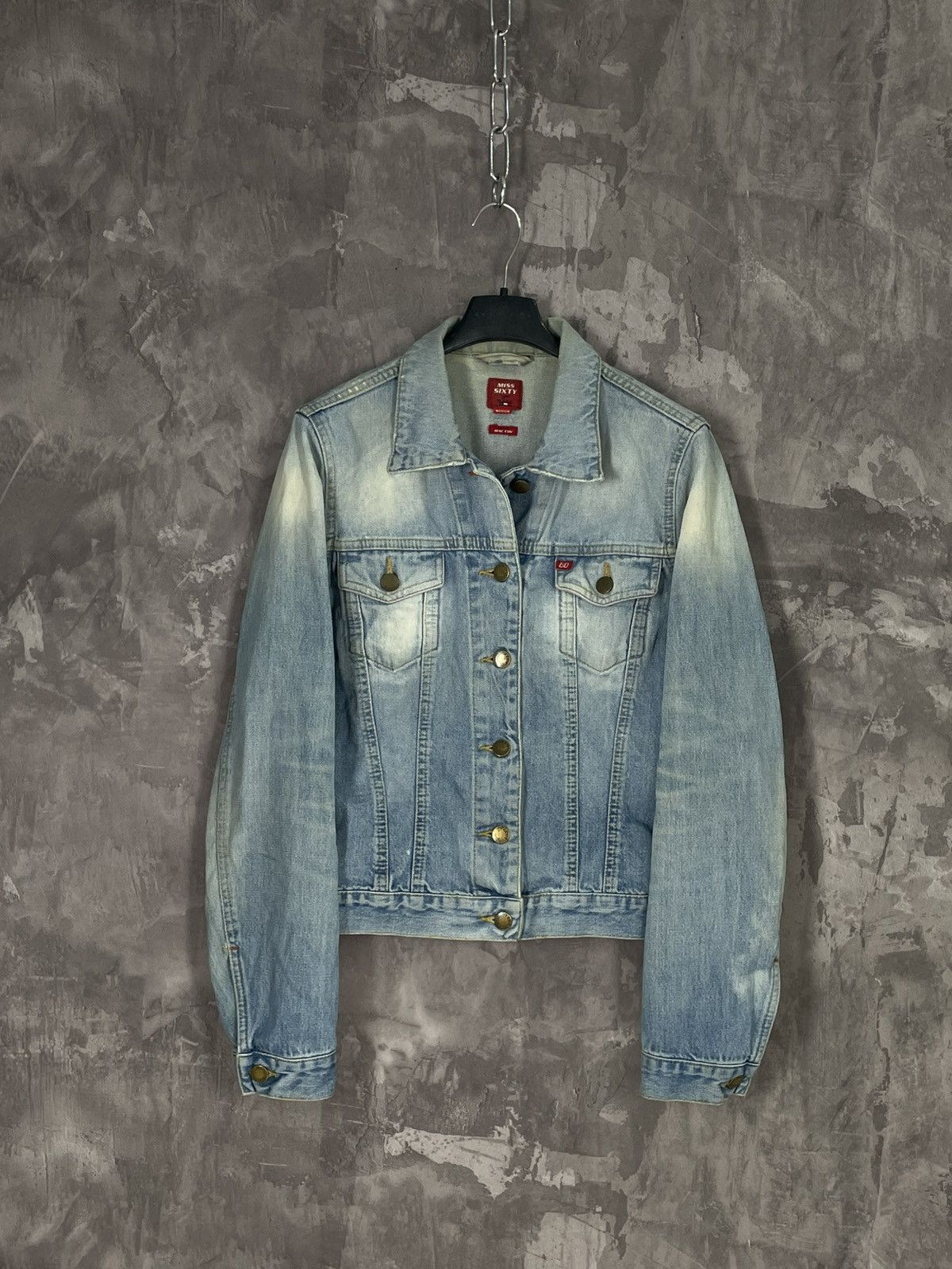 Miss Sixty × Vintage Vintage Y2K Miss Sixty Denim Jacket Streetwear 90s Style Size M / US 6-8 / IT 42-44 - 1 Thumbnail