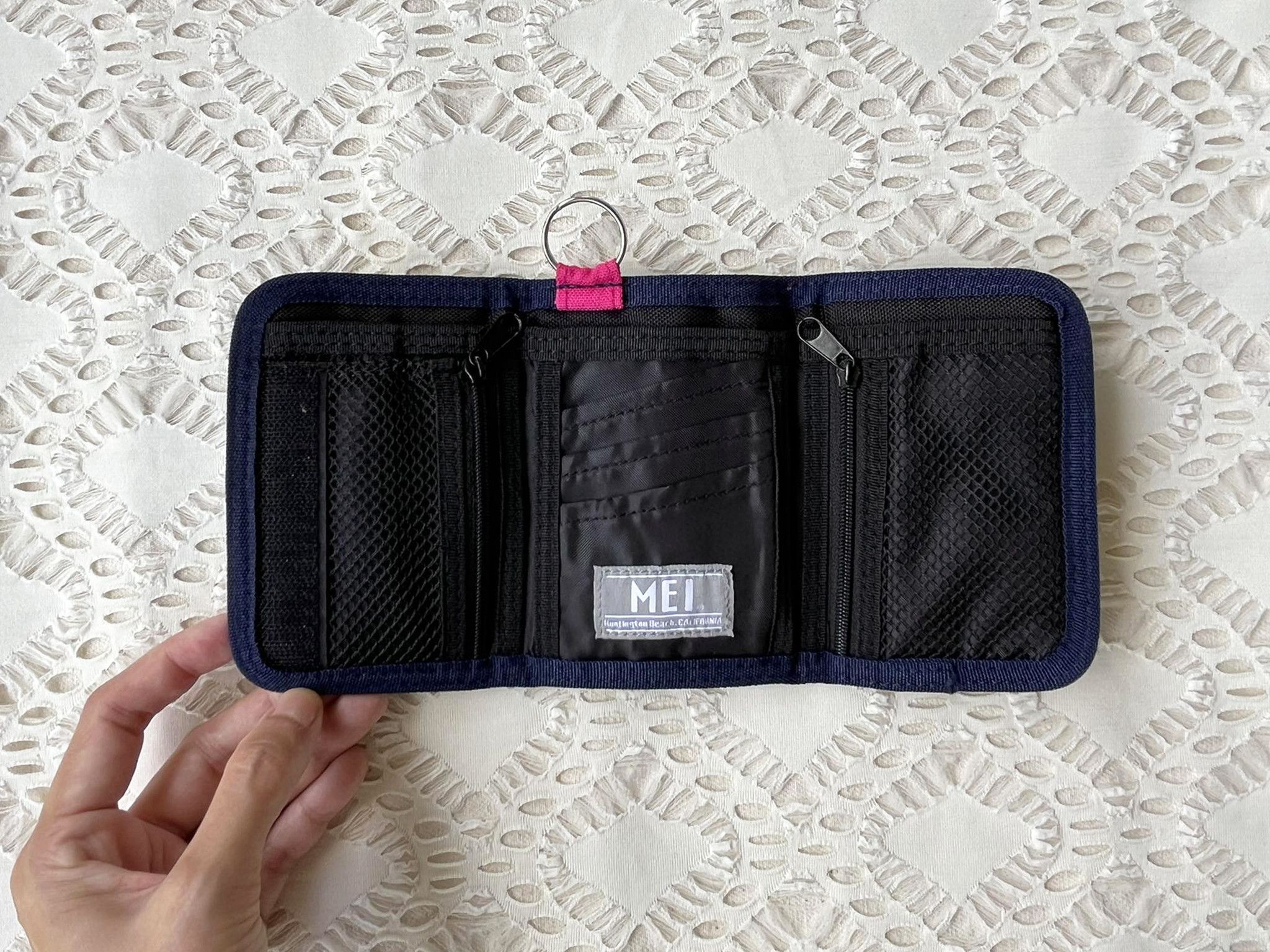 Vintage MEI Trifold wallet, velcro tape closure sporty style wallet Size ONE SIZE - 6 Thumbnail