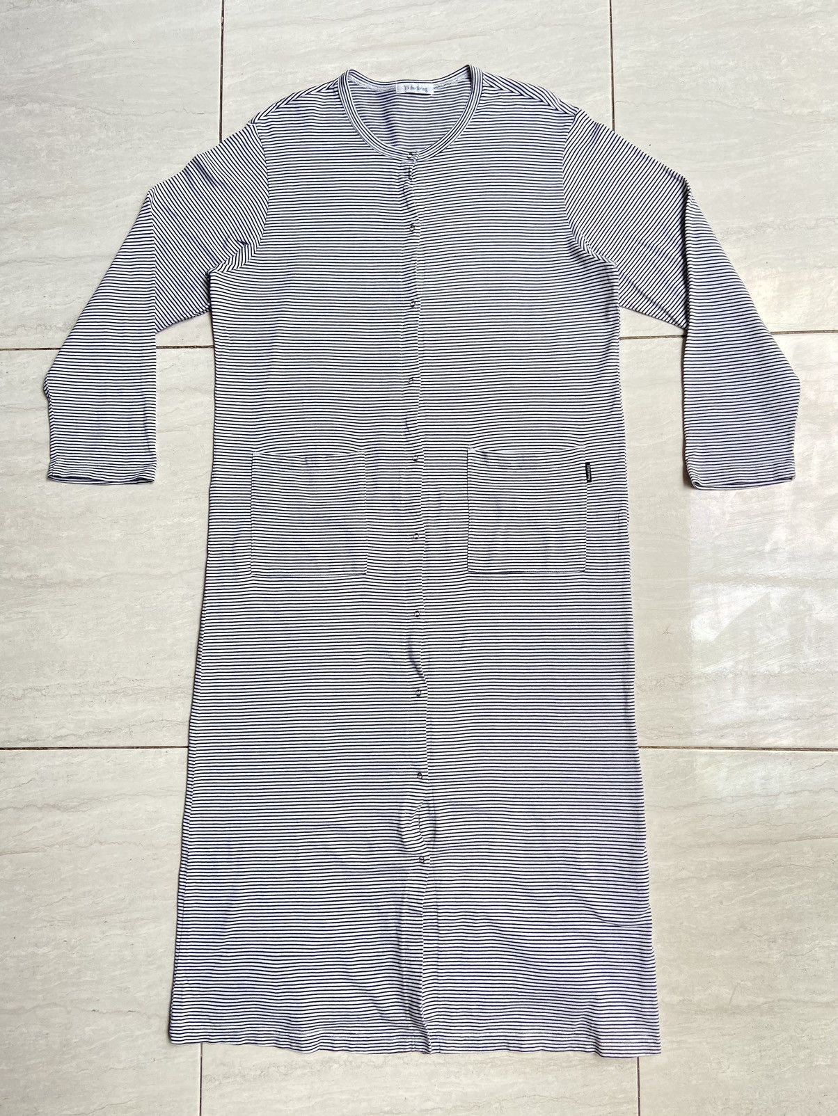 Y's × Yohji Yamamoto Y’S FOR LIVING Striped Long Cardigan Size US S / EU 44-46 / 1 - 7 Thumbnail