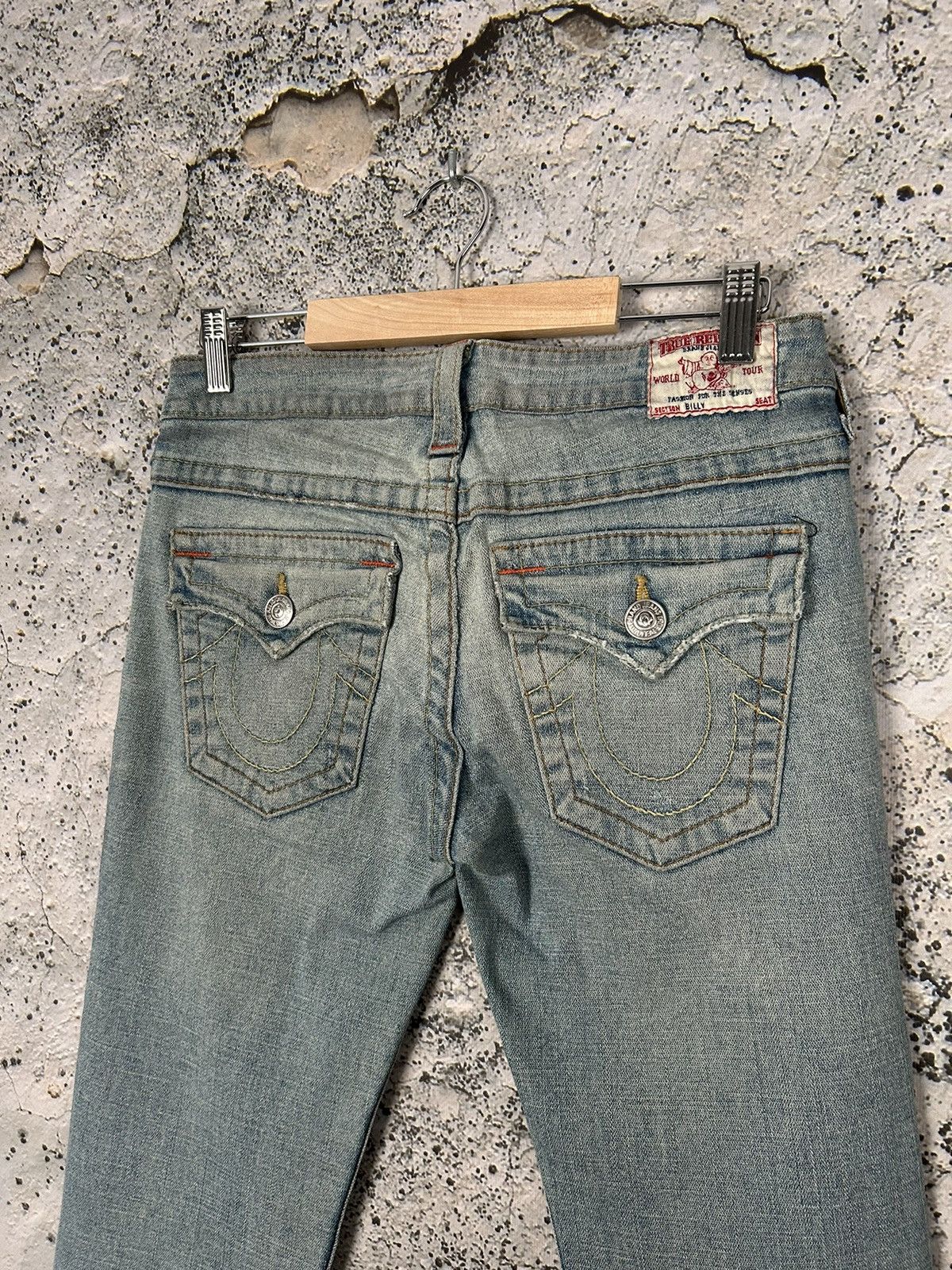 True Religion Vintage True Religion Made In USA Jeans Denim Y2K Punk Hype Size US 28 / EU 44 - 5 Thumbnail