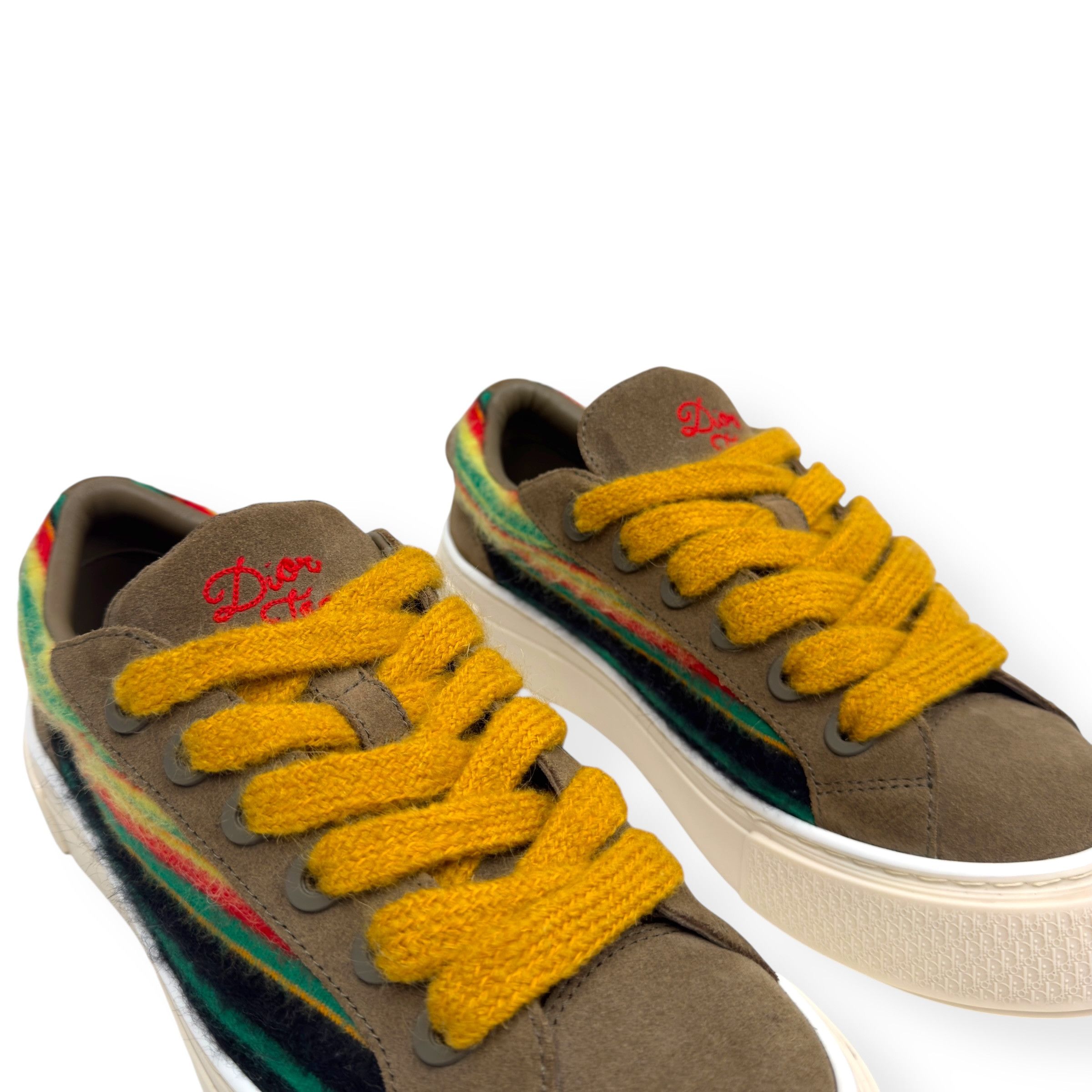 Dior DIOR X DENIM TEARS B33 MOHAIR SNEAKER YELLOW 42 / UK8 Size US 9 / EU 42 - 7 Thumbnail