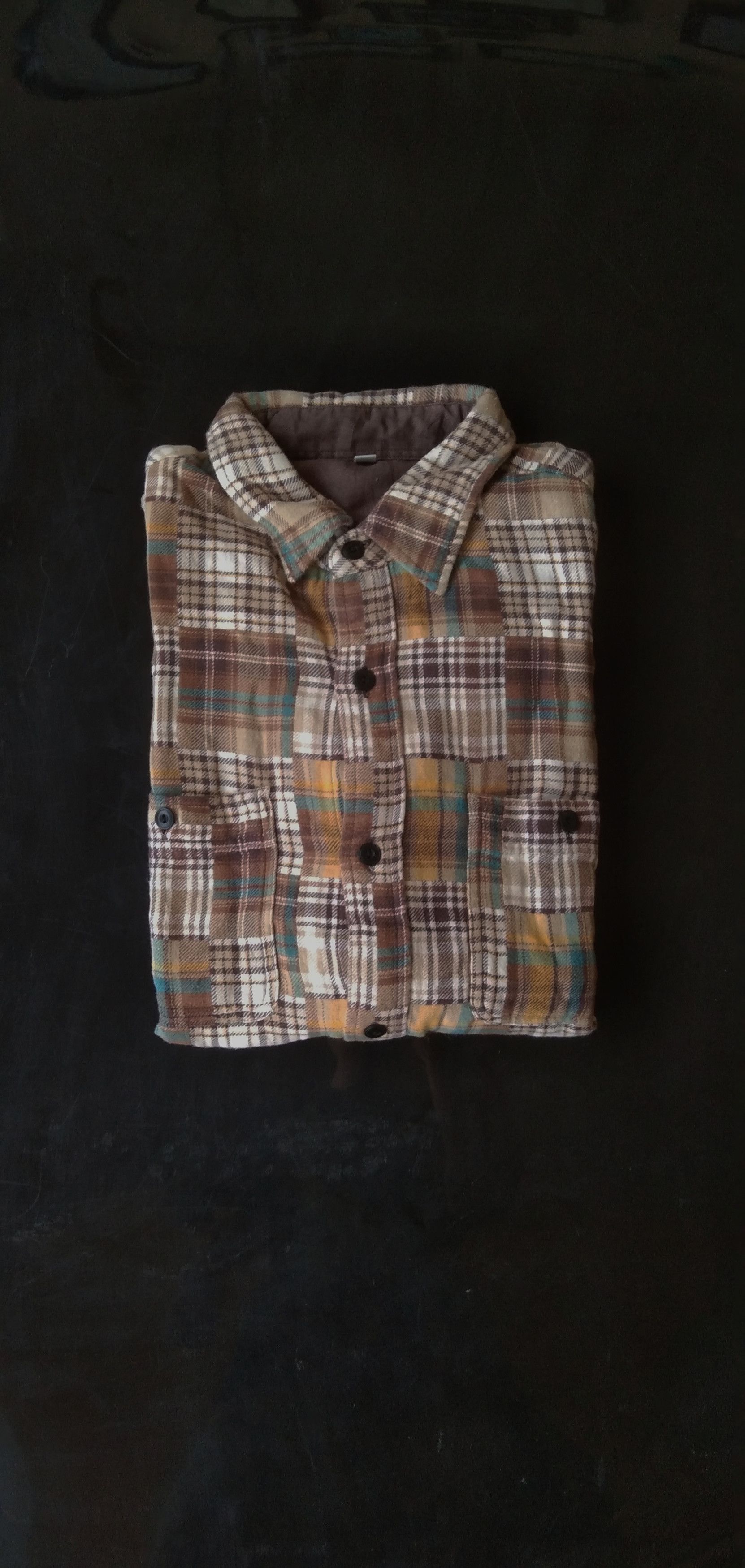 Uniqlo Vintage uniqlo 00s patchwork flanell Size US L / EU 52-54 / 3 - 8 Thumbnail