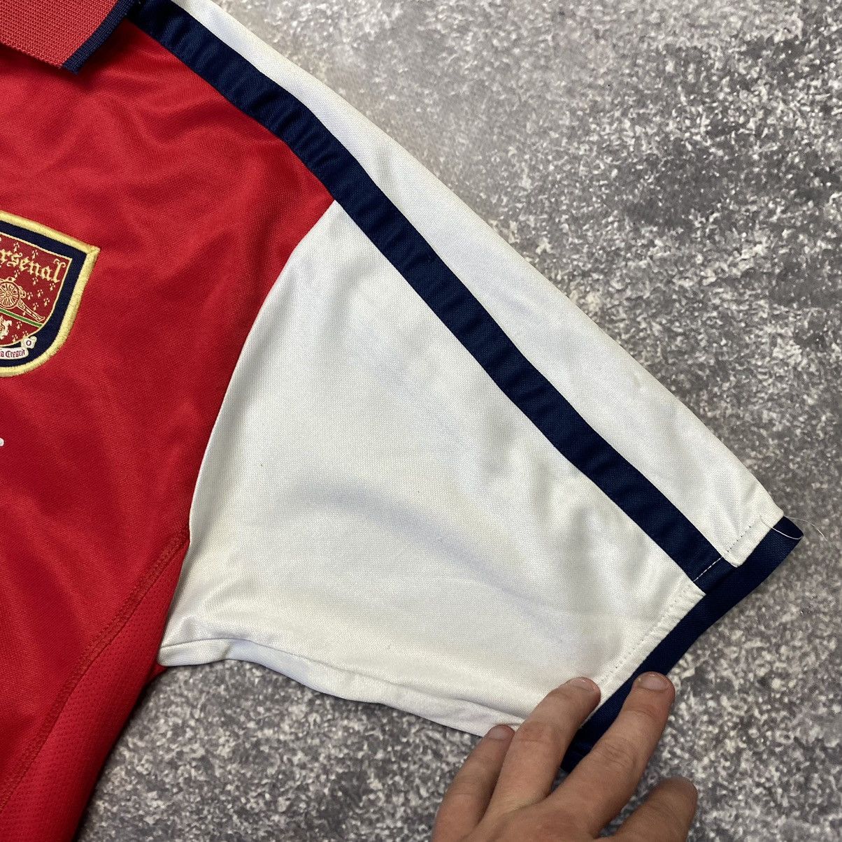 Vintage Vintage Nike FC Arcenal Dreamcast 1999 Soccer jersey Size US XS / EU 42 / 0 - 6 Thumbnail