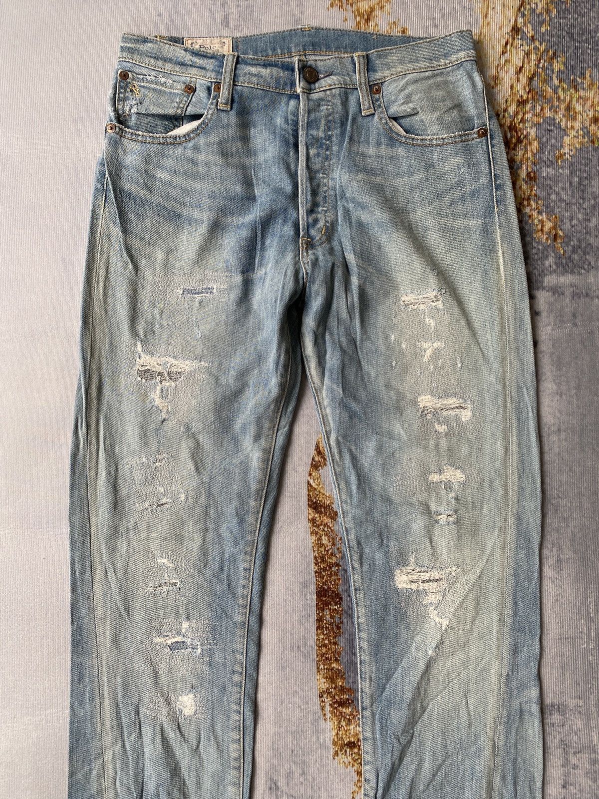 Ralph Lauren Polo Ralph Lauren Distressed Denim Size US 29 - 3 Thumbnail