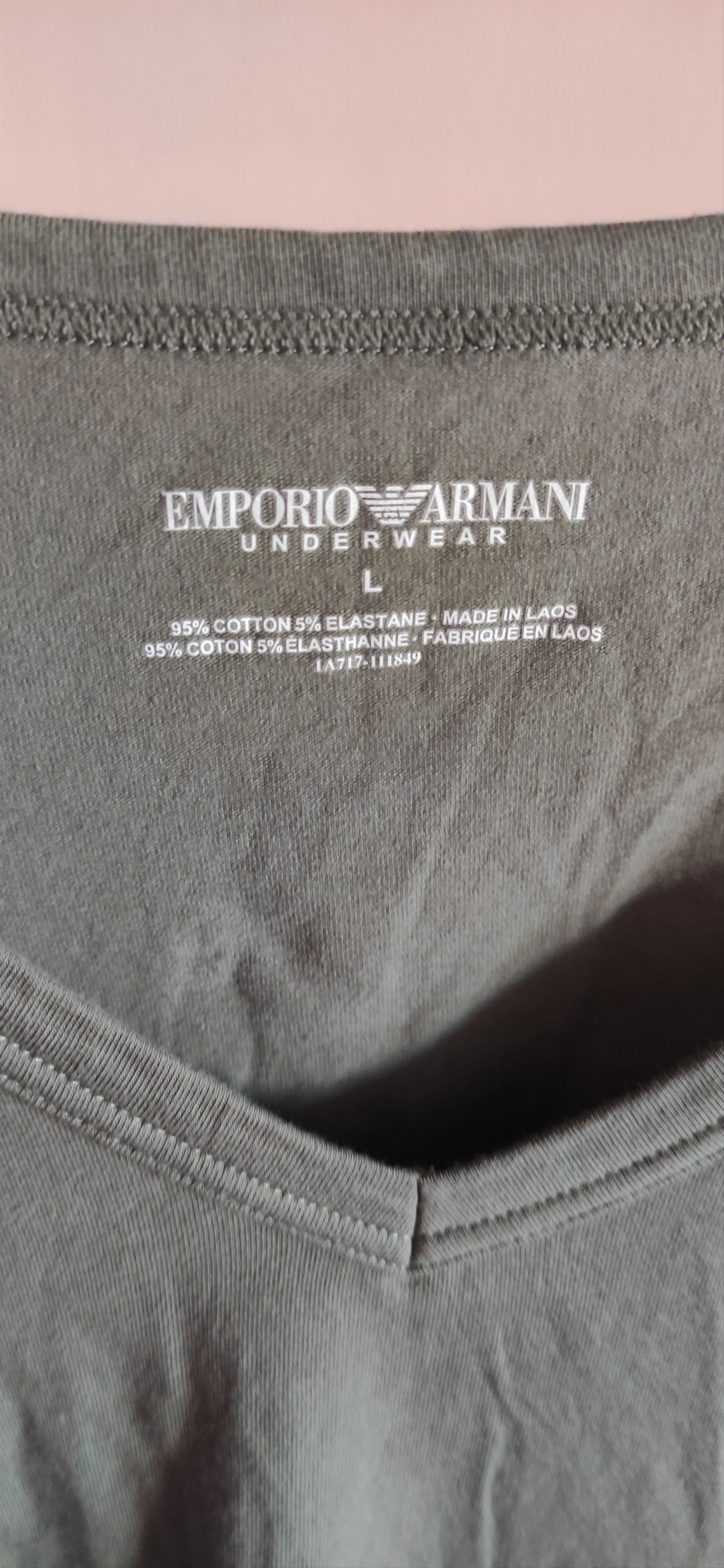 Emporio Armani The men's t-shirt Emporio Armani Size US L / EU 52-54 / 3 - 5 Thumbnail
