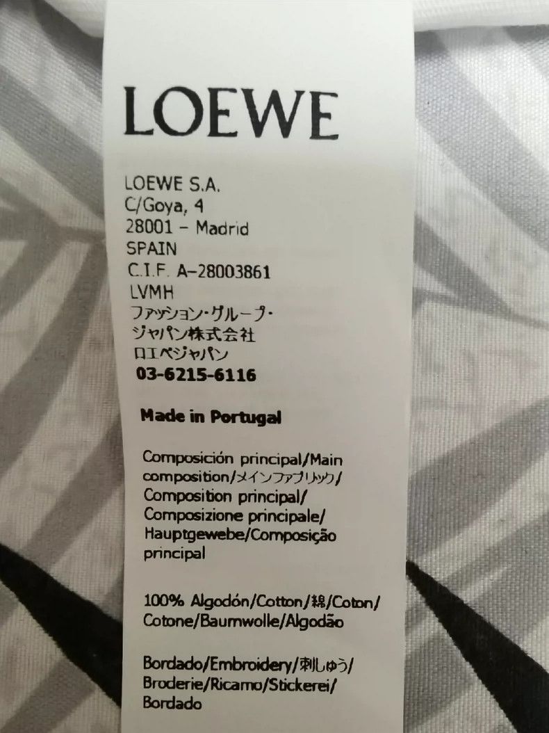 Loewe loewe White short sleeves 2505-Nextarrow Size US XS / EU 42 / 0 - 6 Thumbnail