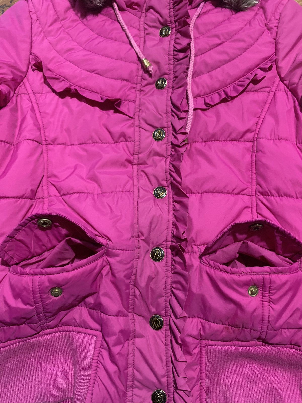 Juicy Couture × Juicy Couture Jeans Juicy Couture puffer fur jacket embroidery Size M / US 6-8 / IT 42-44 - 5 Thumbnail