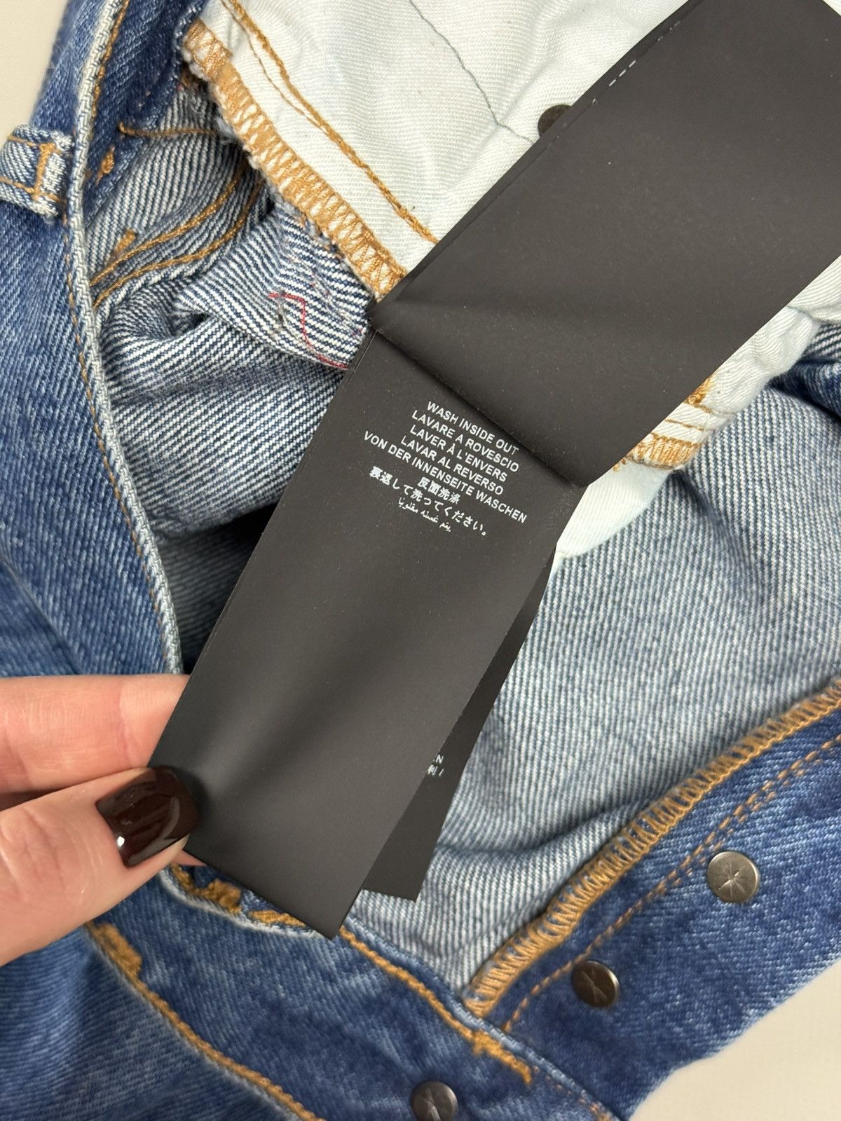 Palm Angels BNWT! Palm Angels Ladies Denim Rainbow Medium Wash Jeans Size 26" / US 2 / IT 38 - 17 Thumbnail