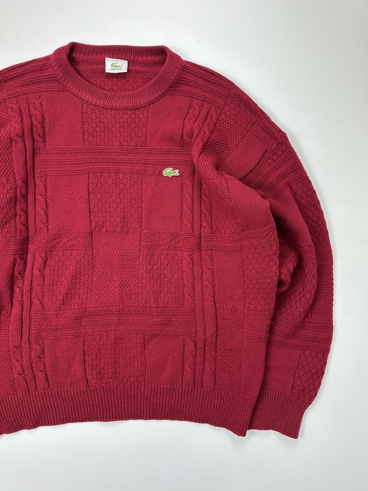 Lacoste Vintage Lacoste Casual Sweater Logo Red Size US L / EU 52-54 / 3 - 4 Thumbnail