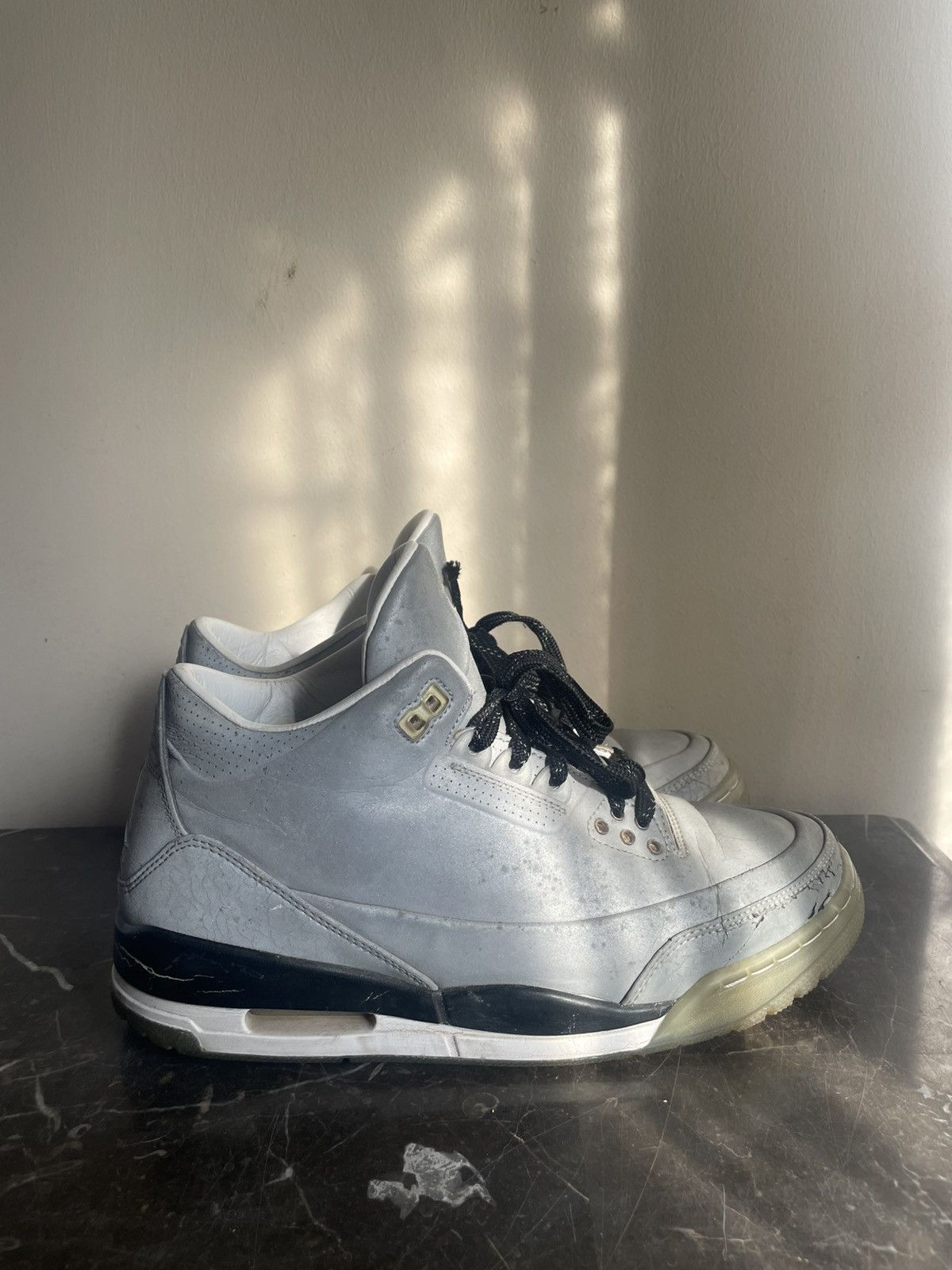 Jordan Brand Jordan 3 Retro 5Lab3 Plateado Size US 8 / EU 41 - 2 Thumbnail