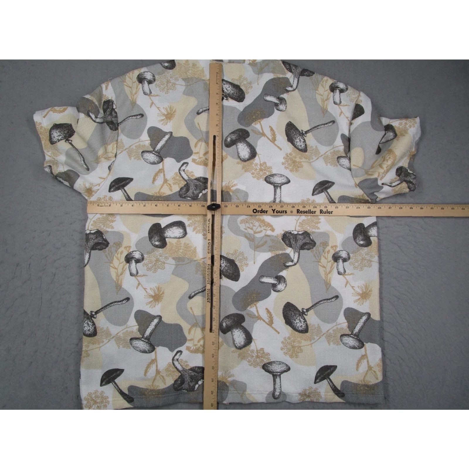 Vintage Malibu Beach Club Shirt Mens 3XL Beige Mushroom Tropical Button Up Resort Size US XXL / EU 58 / 5 - 5 Thumbnail