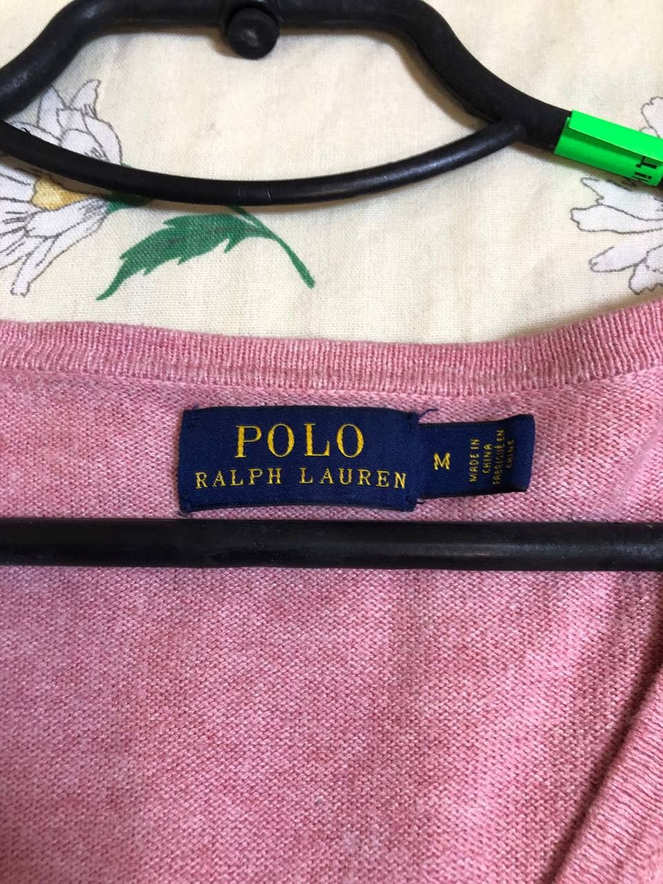 Polo Ralph Lauren VINTAGE Long Sleeve Pink Polo Ralph Lauren Size M / US 6-8 / IT 42-44 - 2 Thumbnail