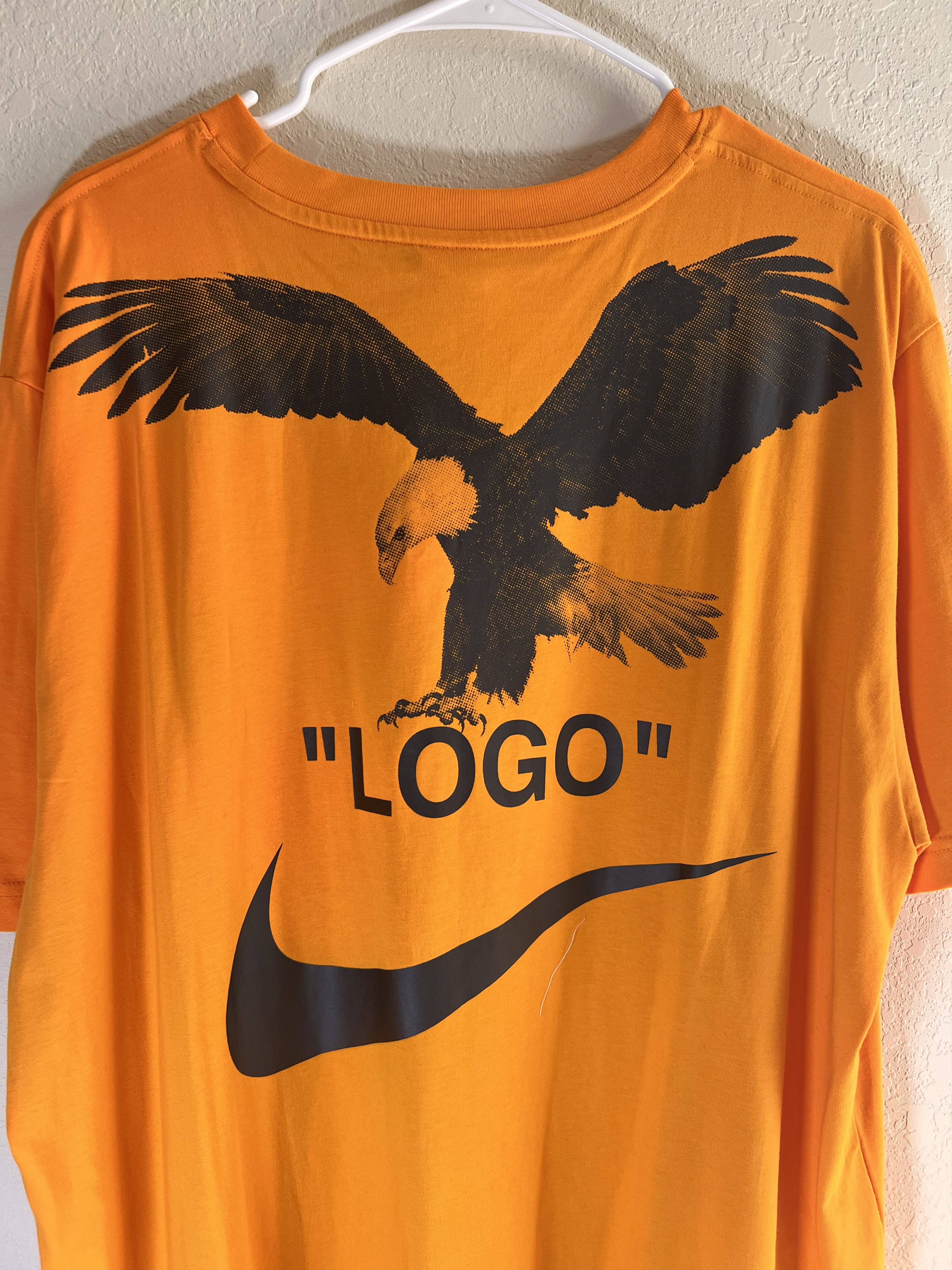 Nike × Off-White NIKE X OFF WHITE VIRGIL ABLOH NRG A6 T SHIRT ORANGE BLACK Size US XXL / EU 58 / 5 - 6 Thumbnail
