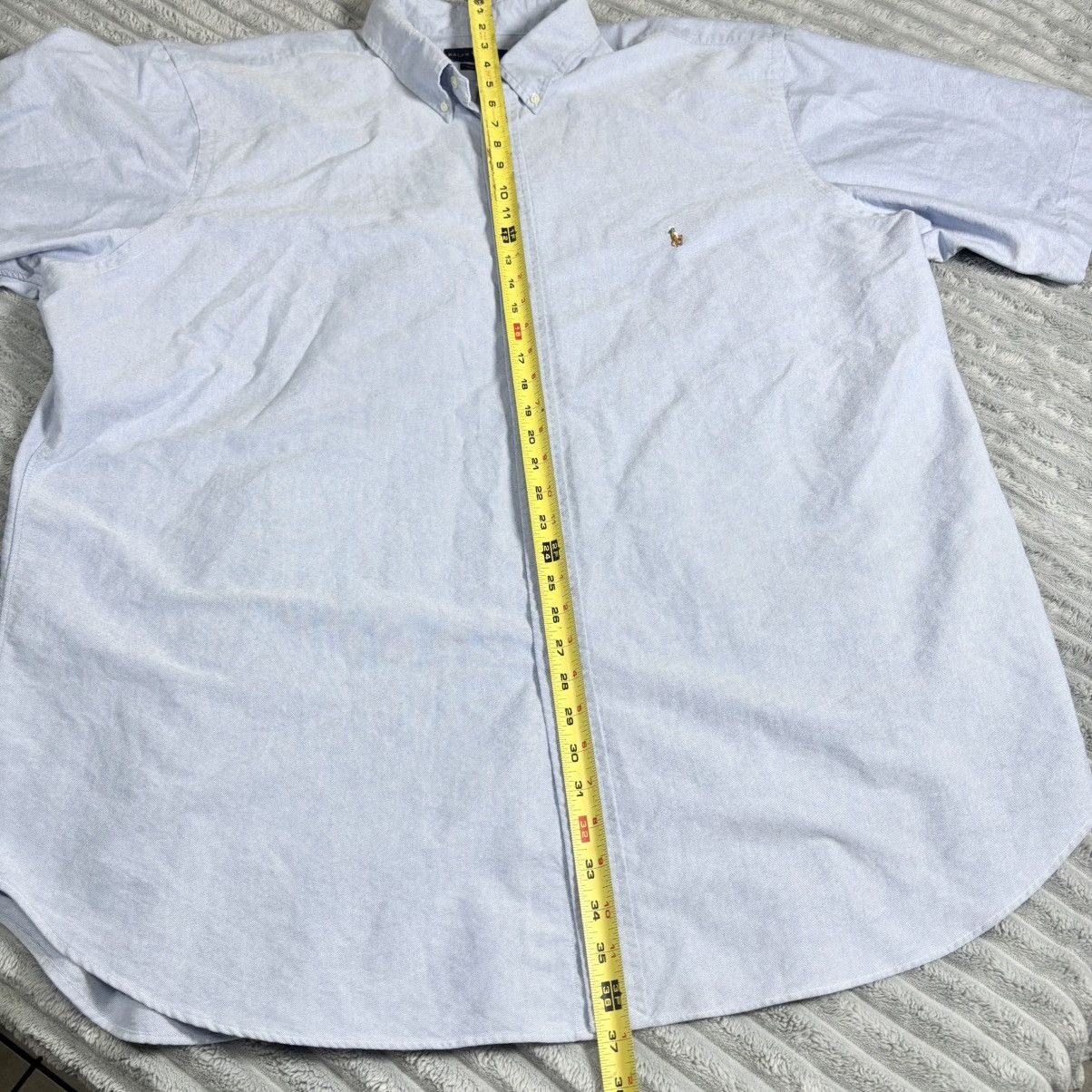 Polo Ralph Lauren Polo Ralph Lauren Shirt Men 3XLT Big Blue Solid Oxford shirt Size US XXL / EU 58 / 5 - 9 Thumbnail