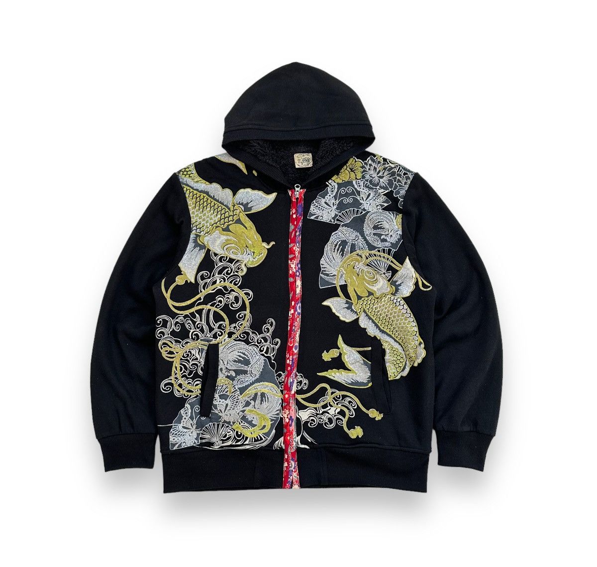 Evisu × Kings Of Indigo Hoodie Koi Looklike Evisu Size US L / EU 52-54 / 3 - 1 Thumbnail