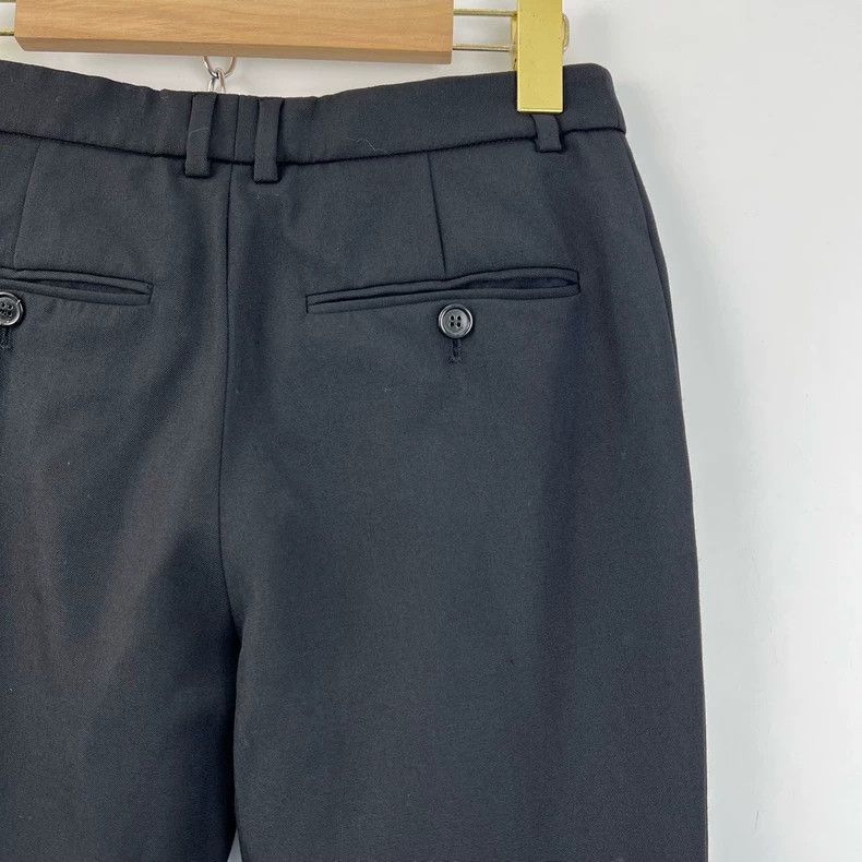 Saint Laurent Paris Saint Laurent ParisBlack straight-leg cuffed suit pants 25 Size 35" - 6 Thumbnail
