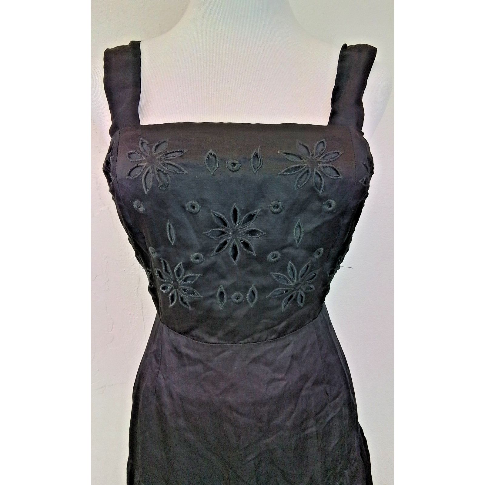 Karina Grimaldi Karina Grimaldi Maxi Dress Women's XS Black Lace Up NWT Size XS / US 0-2 / IT 36-38 - 6 Thumbnail