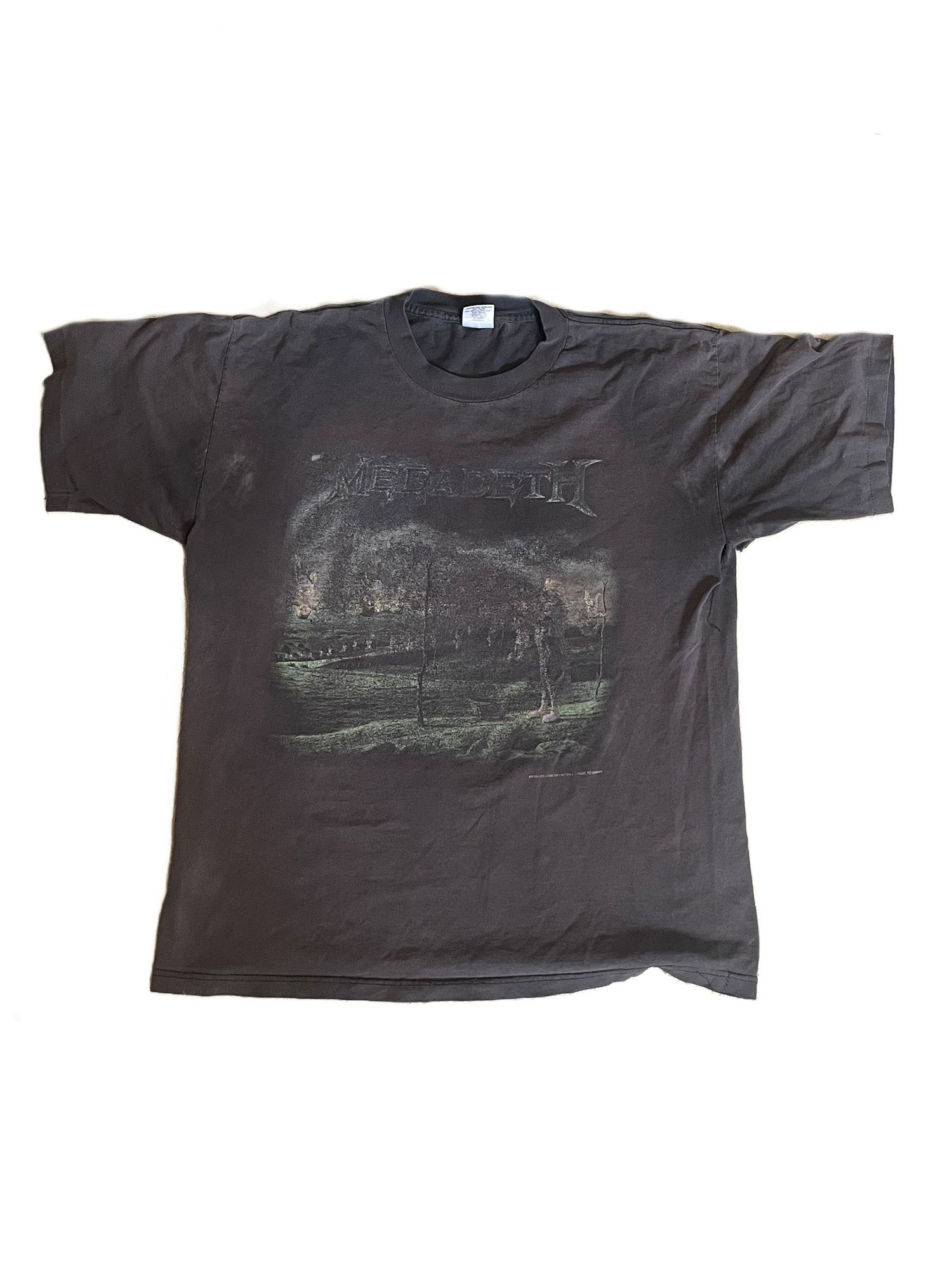 Vintage 1995 MEGADETH GRAIL Size US XL / EU 56 / 4 - 1 Thumbnail