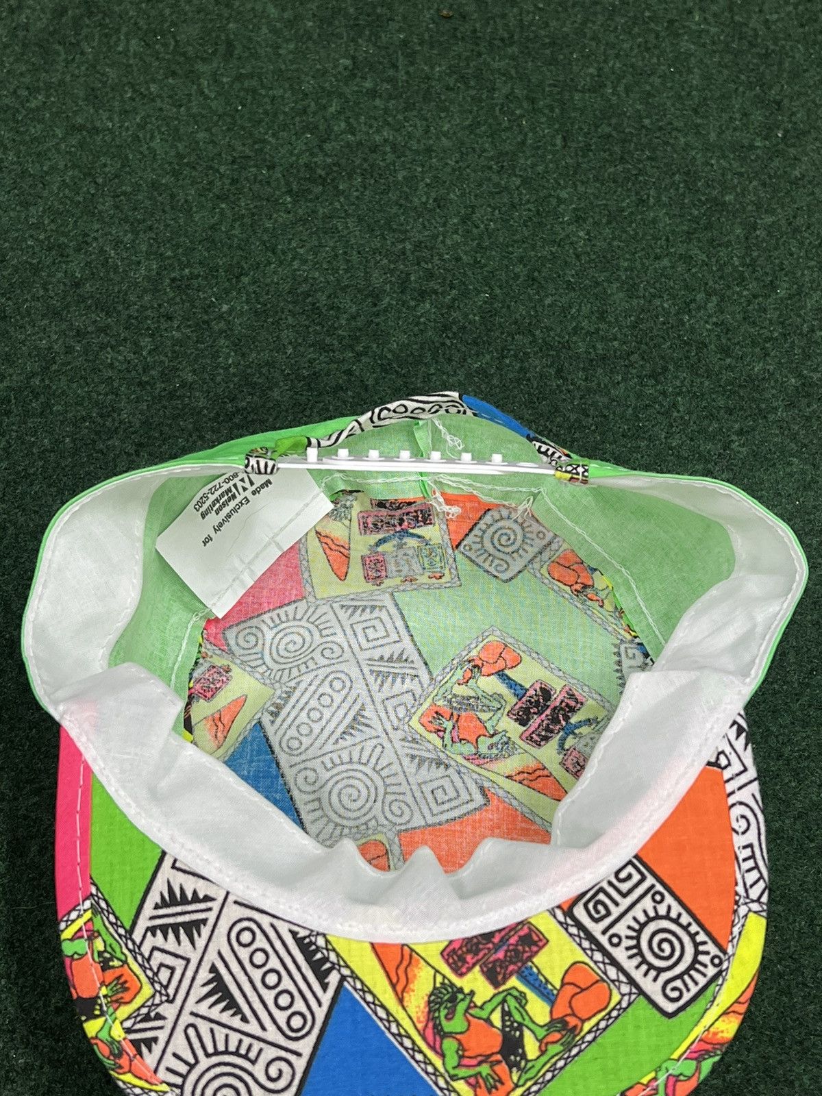 Vintage Vintage 90s Fatco Patrol Neon Snapback Hat Size ONE SIZE - 5 Thumbnail