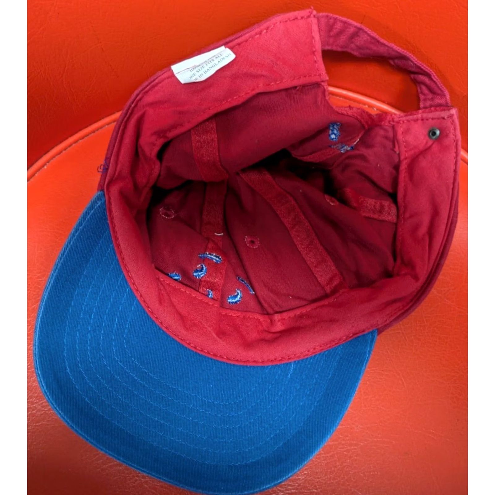 Vintage VTG Kool-Aid Hat Cap Adjustable Baseball Cap Men Red 100% Cotton Adjustable Strapback Mens Size ONE SIZE - 3 Thumbnail