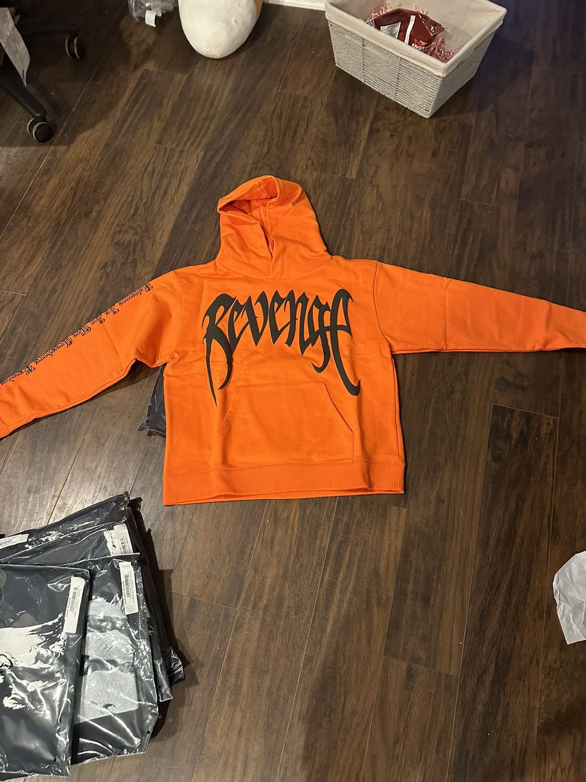 Revenge Xxxtentacion Kill Hoddie Orange/Black Size US M / EU 48-50 / 2 - 1 Thumbnail