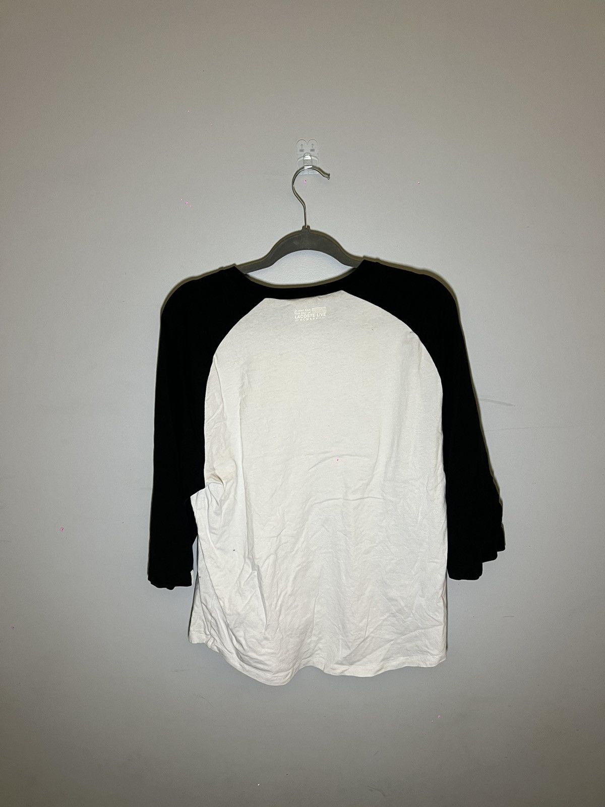Lacoste B/W Lacoste 3/4 Sleeve Tee Size US L / EU 52-54 / 3 - 2 Thumbnail