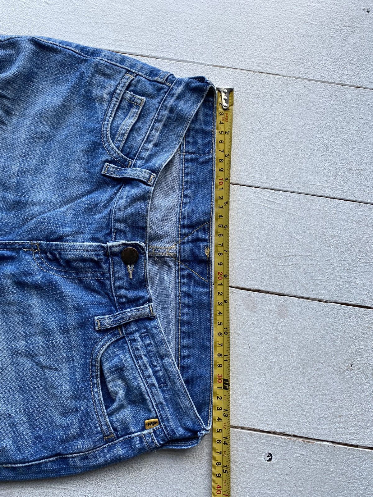 Other × Vintage Meltin Pot Flare Bell Bottom Womens 25 Denim Jeans Ripped Size 25" / US 0 / IT 36 - 12 Thumbnail