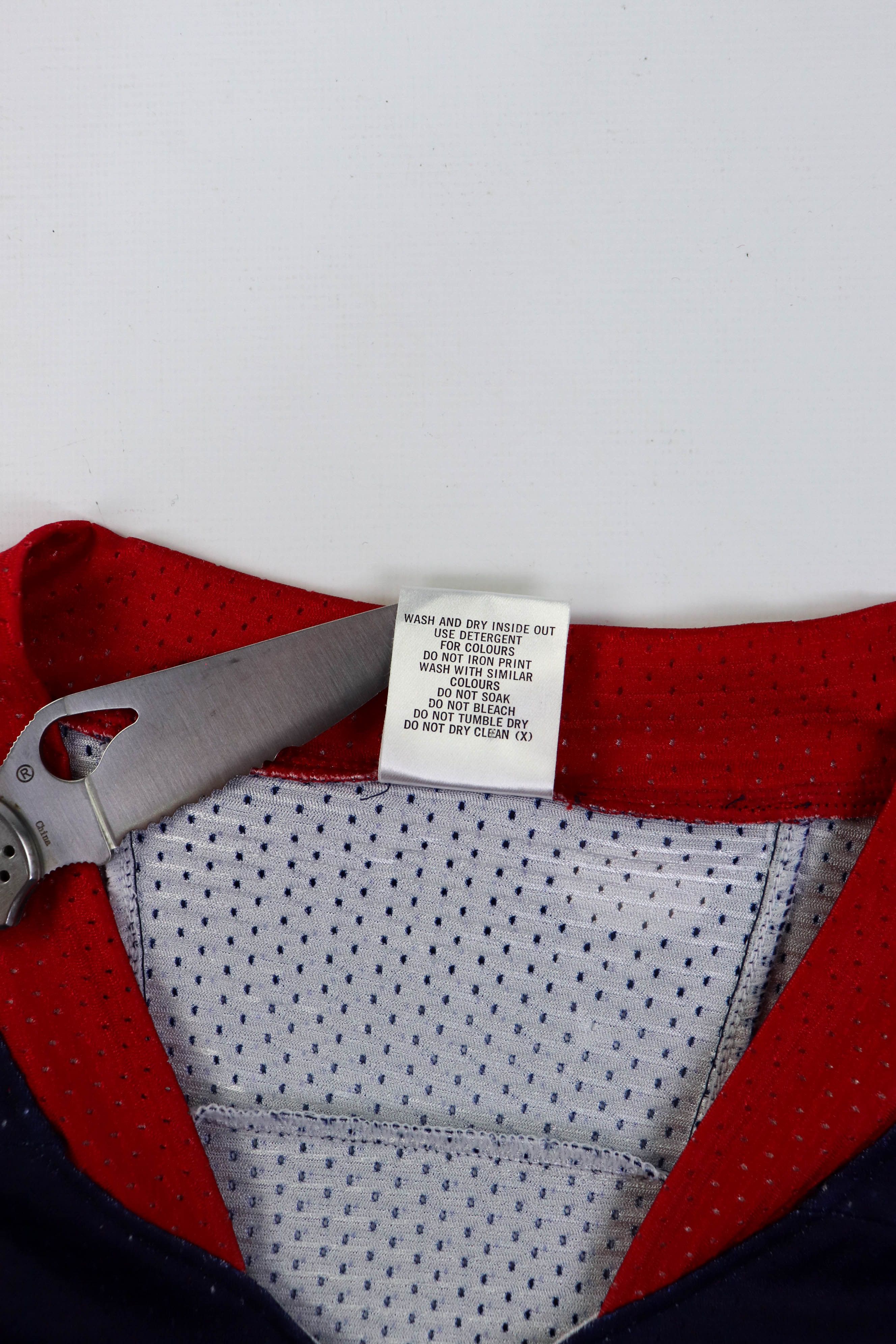USA Olympics 2015 USA vs Canada Ice Hockey Oversized Baggy Mesh Jersey Size US L / EU 52-54 / 3 - 13 Thumbnail