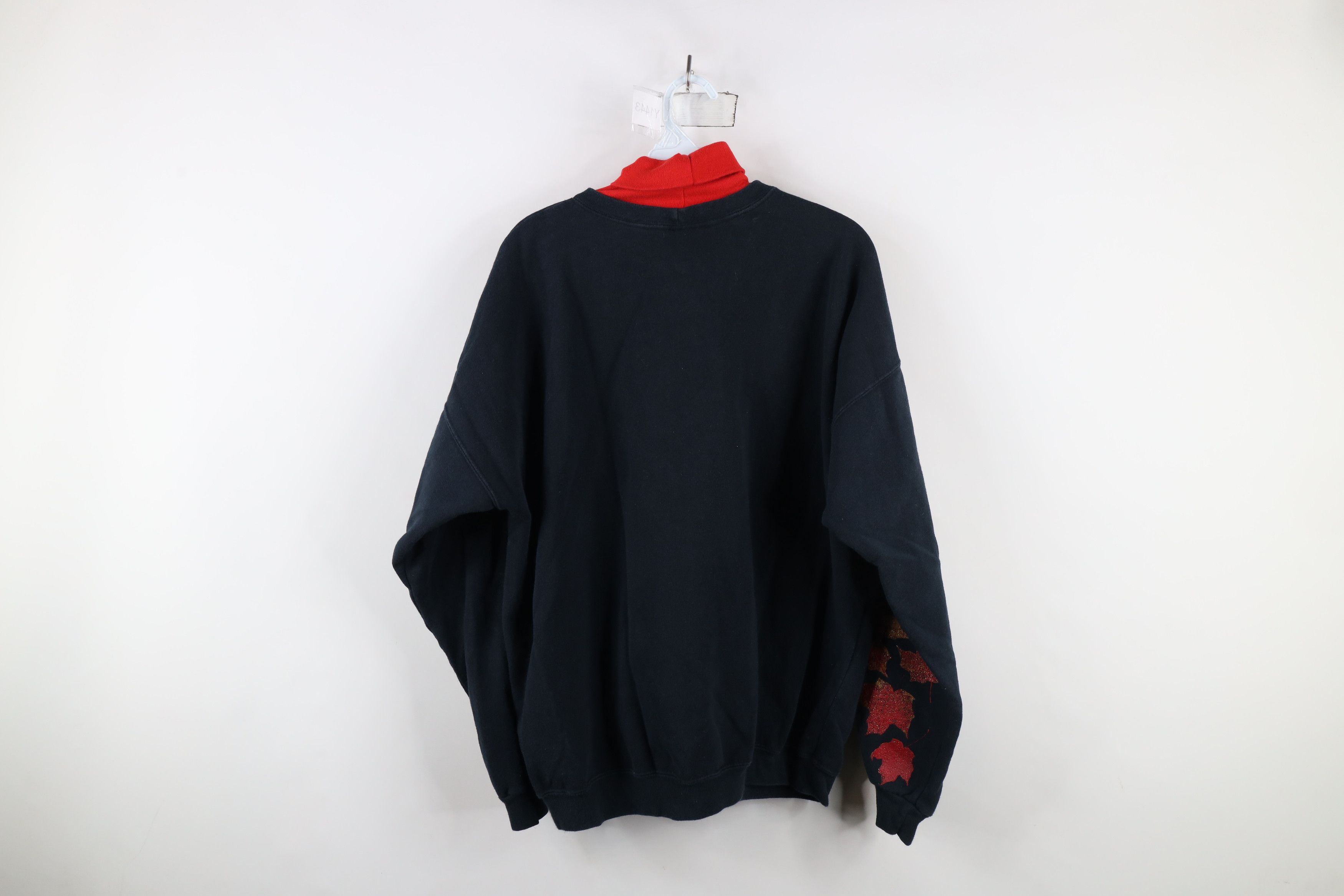 Vintage Vintage 90s Art Unlimited All Print Turtleneck Sweatshirt Size L / US 10 / IT 46 - 11 Thumbnail