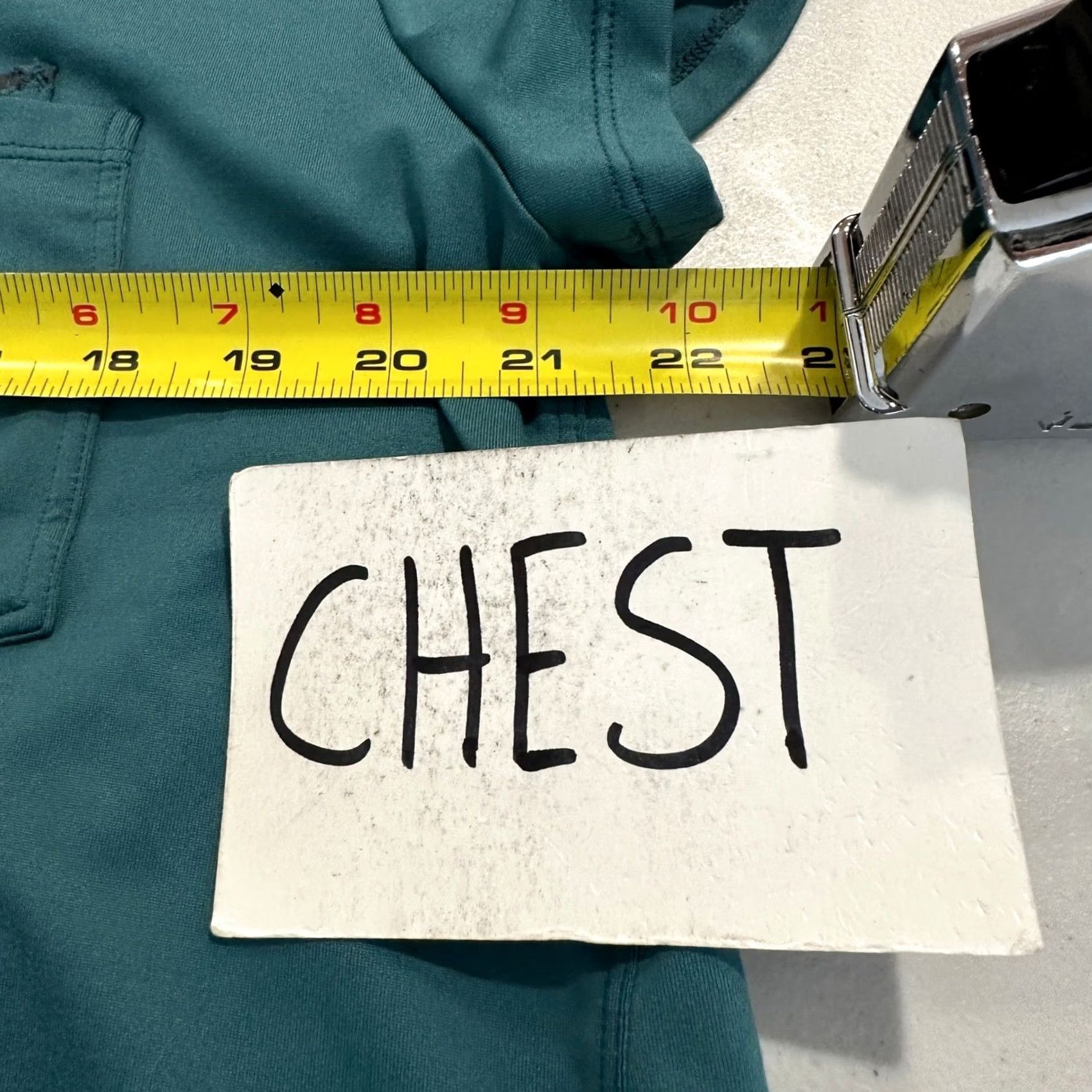 Outdoor Research Outdoor Research Womens Tee Shirt Teal Green Split Back Active Pocket Chest Pocket Short Sleeve Crew Neck Moisture Wicking Relaxed Fit L Size M / US 6-8 / IT 42-44 - 7 Thumbnail