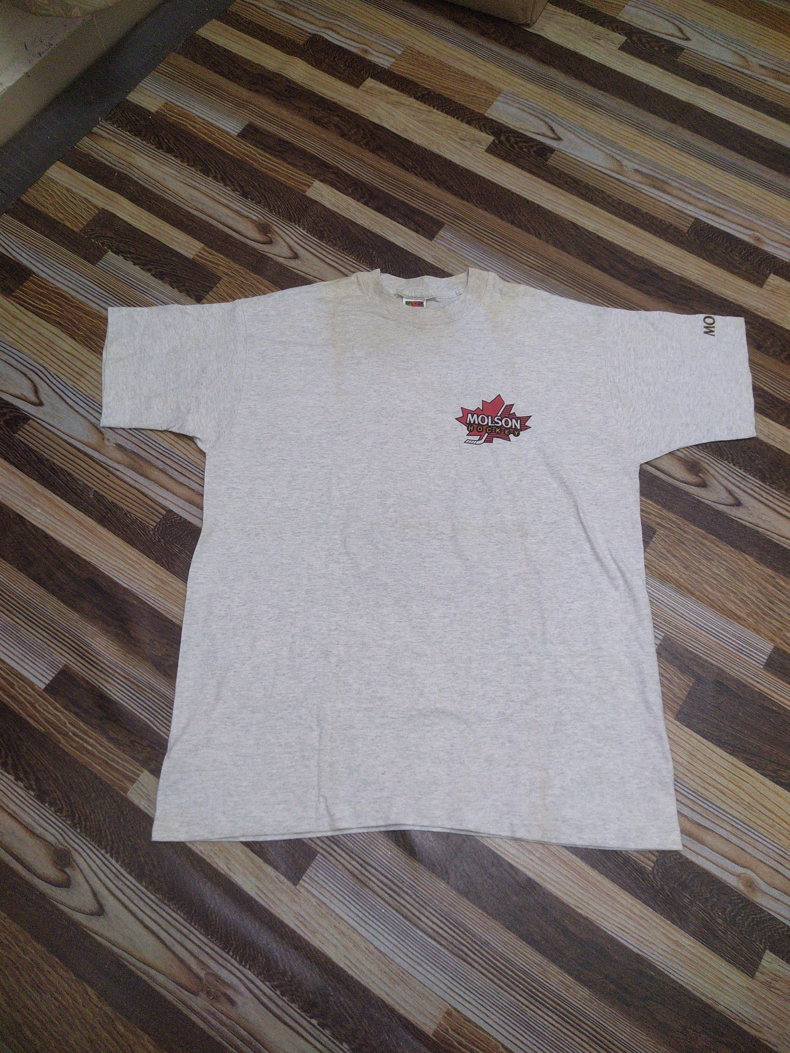 Vintage Vintage 90s Molson Ice Beer The True Taste of Hockey Size US XL / EU 56 / 4 - 2 Thumbnail