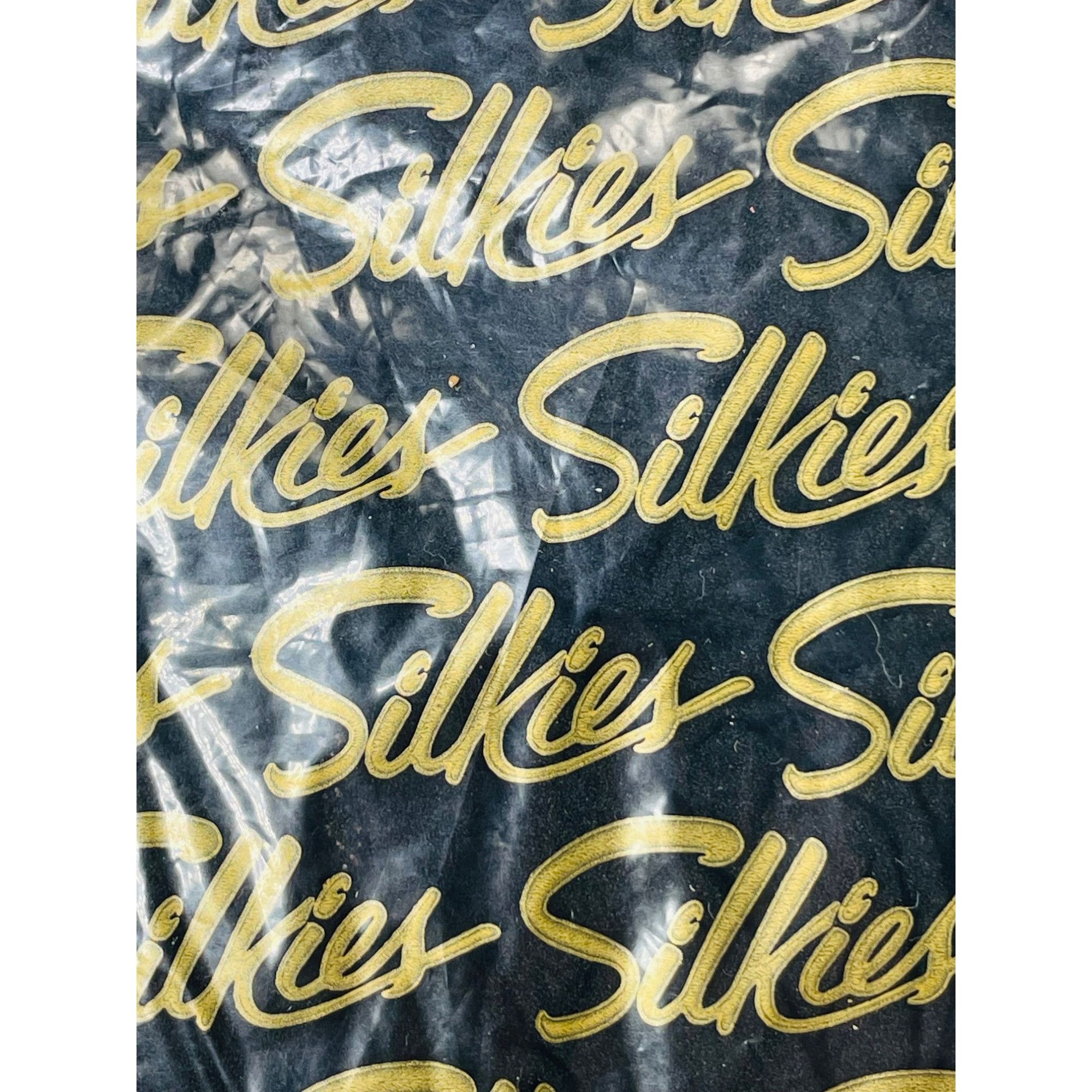 Vintage Silkies Opaque Black Pantyhose Small Nylon Blend Soft Silky Size ONE SIZE - 7 Thumbnail