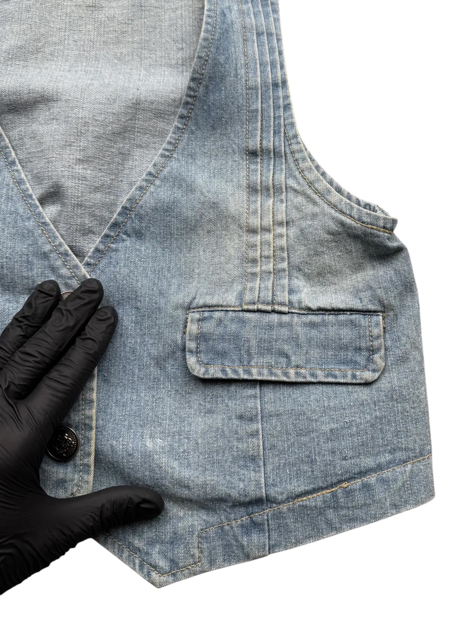 Vintage Y2K Vest(V358) Size M / US 6-8 / IT 42-44 - 3 Thumbnail