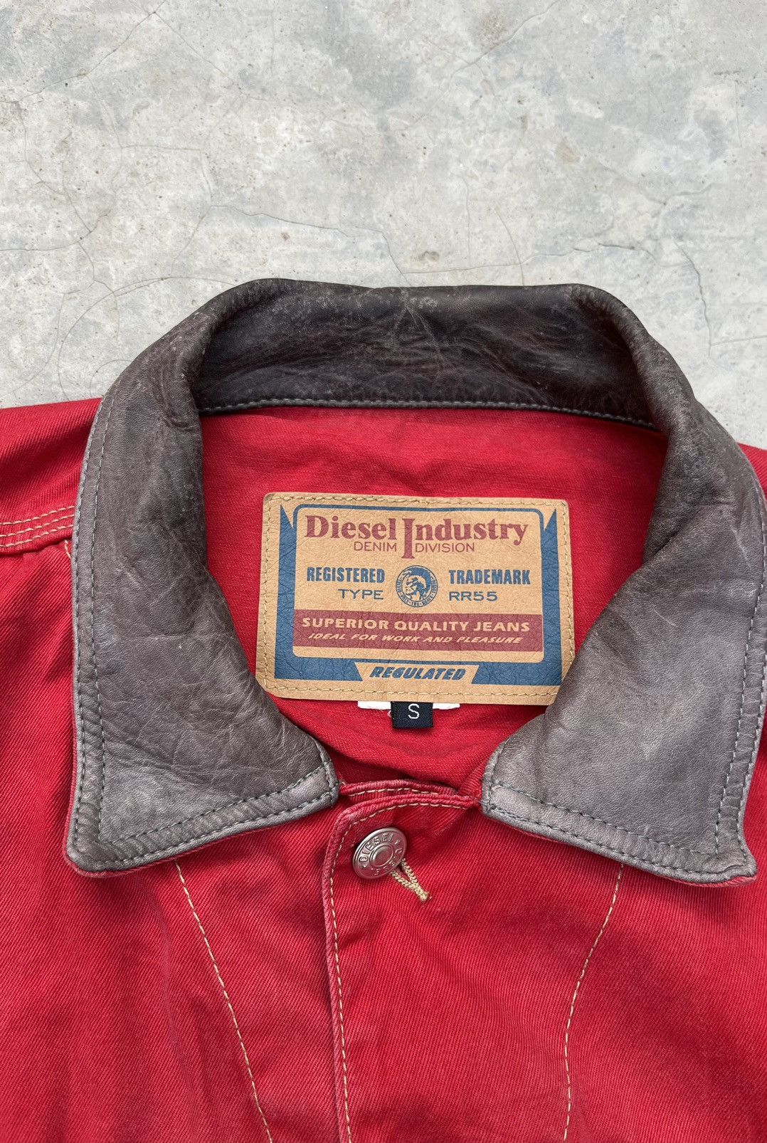 Diesel Super Rare Vintage Crimson Diesel Denver Workwear Denim Size US M / EU 48-50 / 2 - 3 Thumbnail
