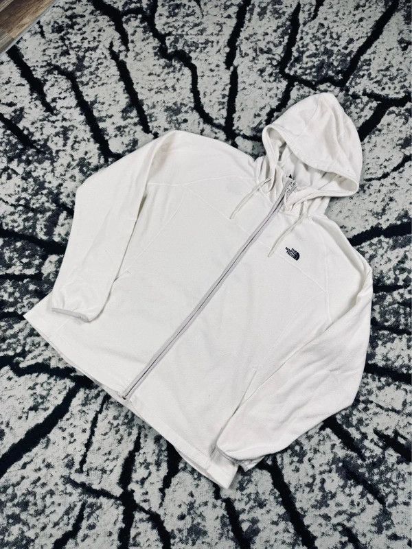 The North Face The North Face fleece hoodie white tnf XXL Size XXL / US 16-18 / IT 52-54 - 2 Thumbnail