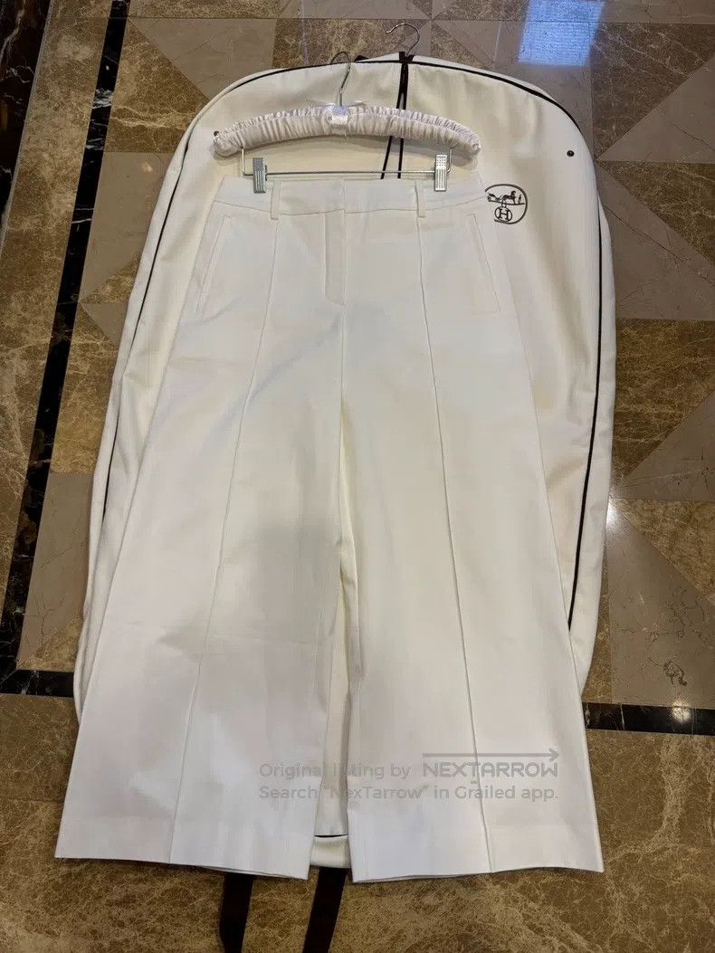 Hermes Hermes White skinny jeans Size 25" / US 0 / IT 36 - 1 Thumbnail